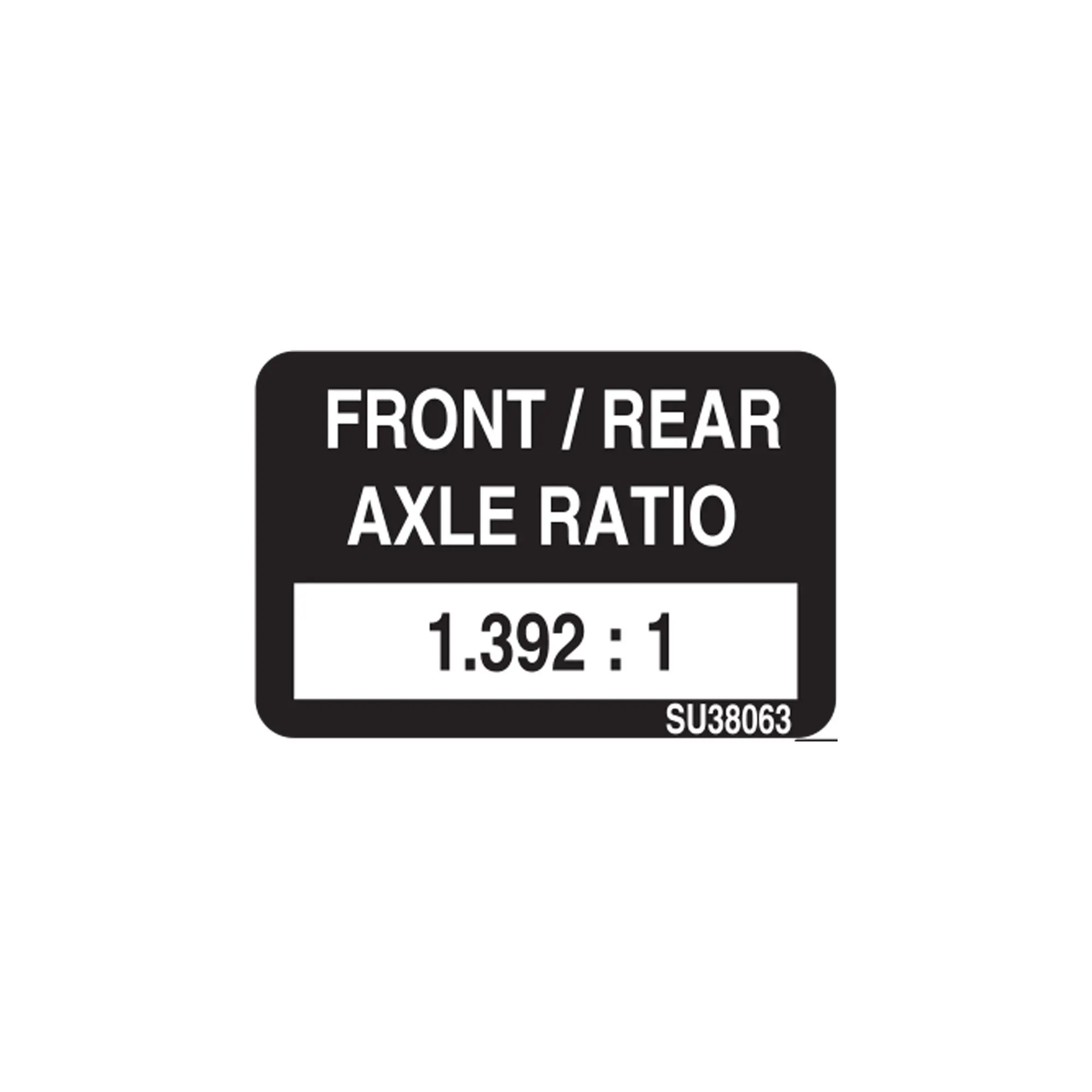 John Deere Label - SU38063