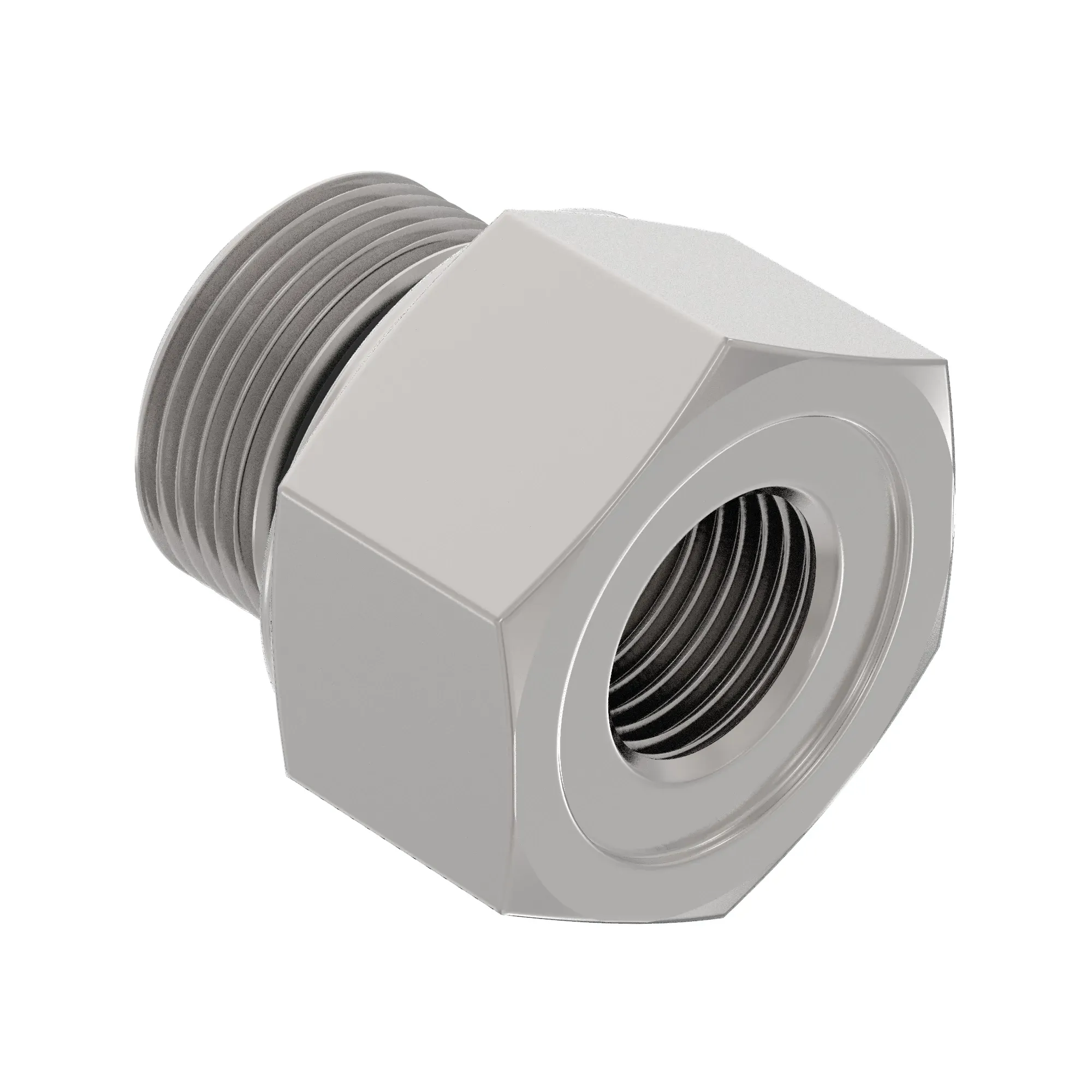 John Deere Reducer Adapter Fitting, UNF 9/16, M10 - DC218404