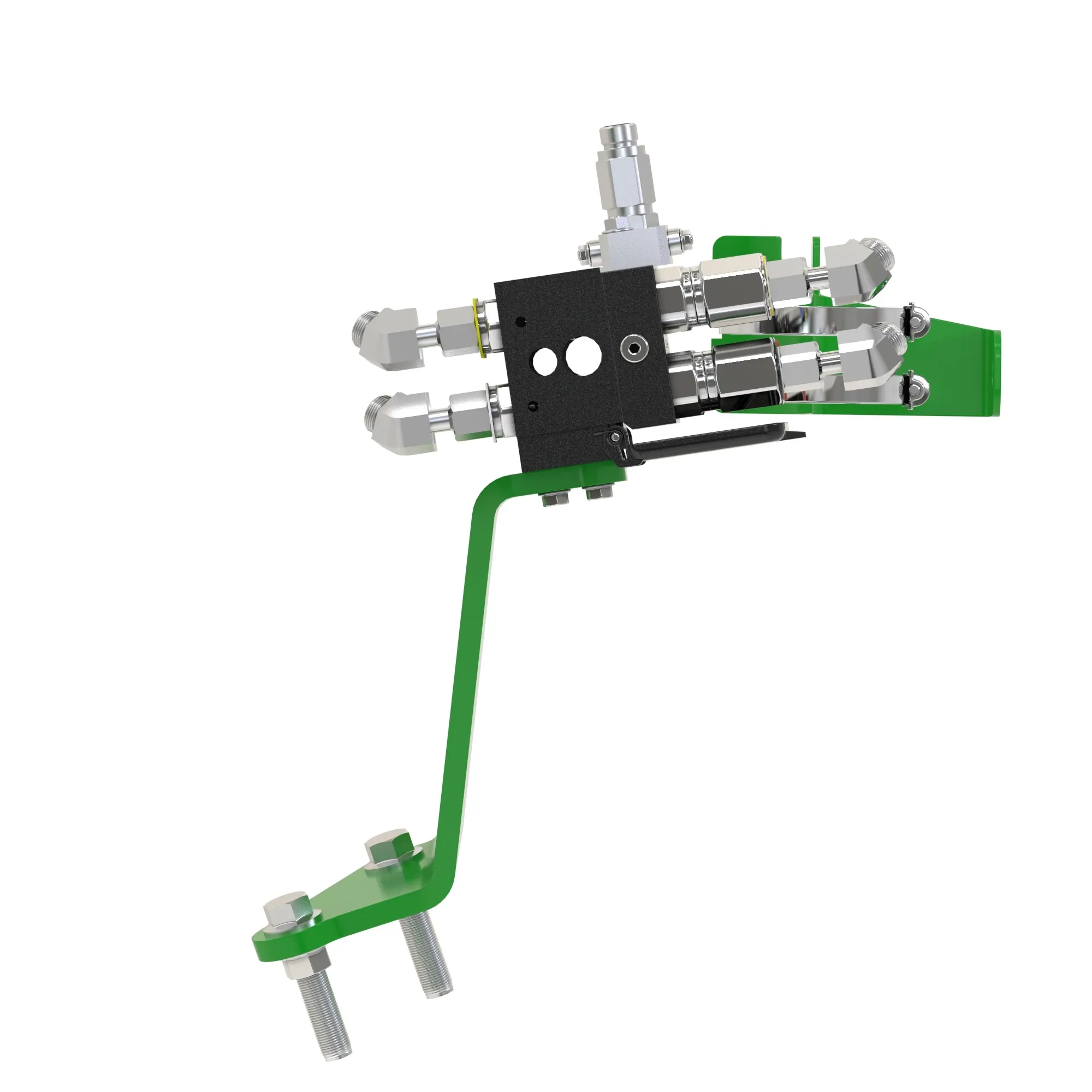 BXX10442: 3-Function Hydraulic Quick-Connect Coupler Attachment