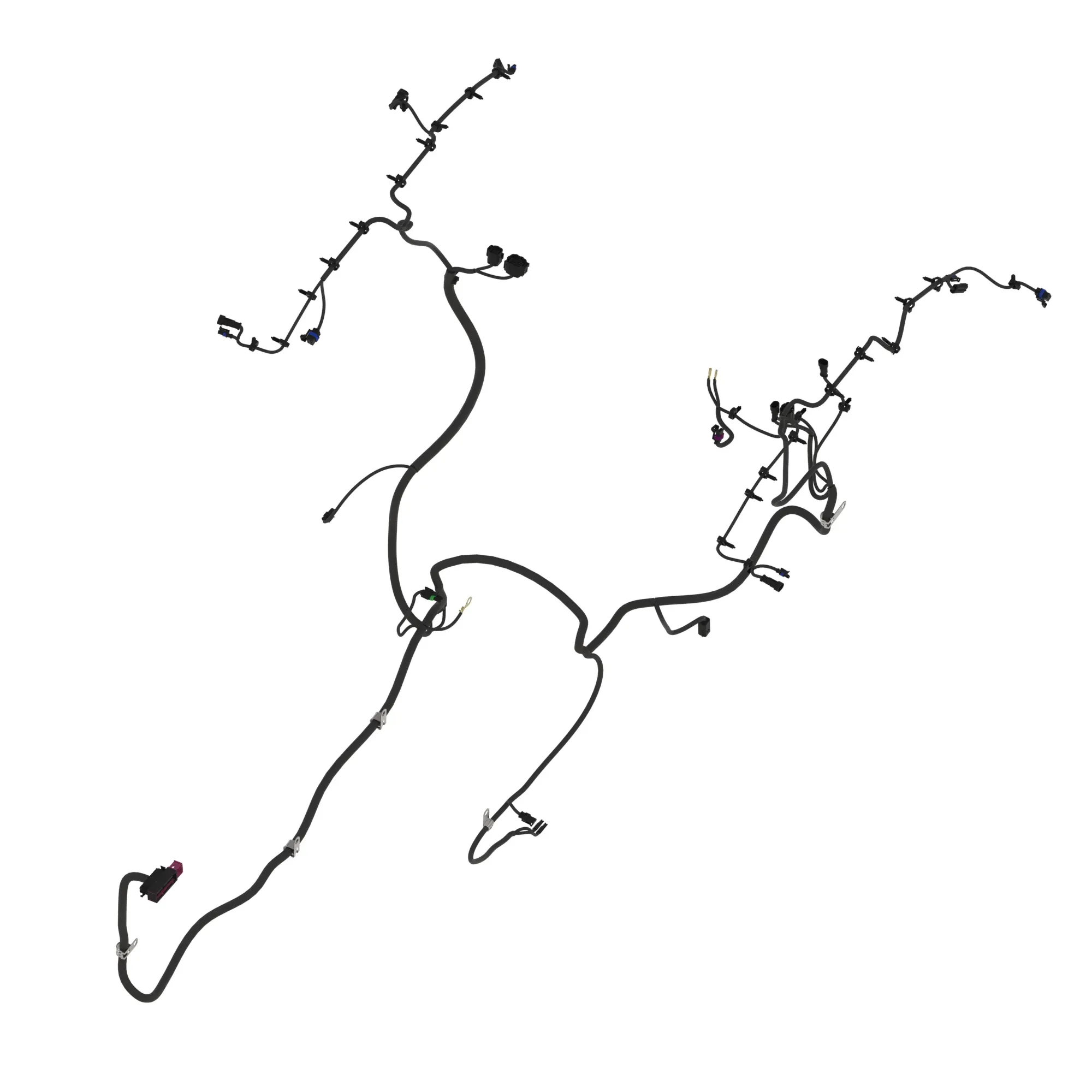 Rear Harness-IOOS with Fir tree clips