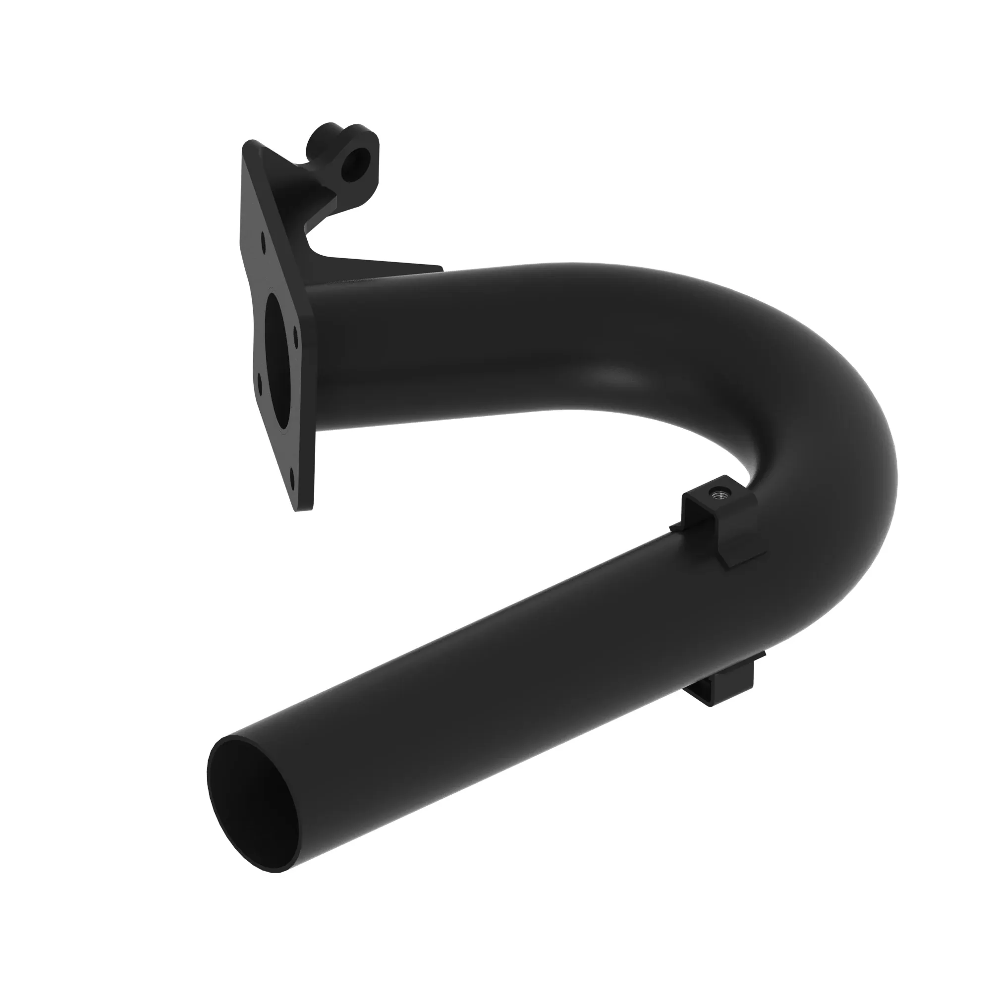 ELBOW FITTING, WITH HEAT SHIELD BRA