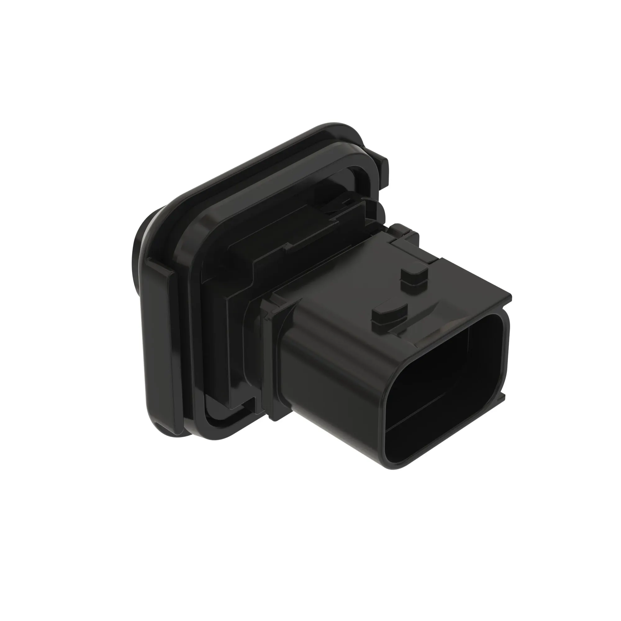Conn Tyco Hdscs 2W Fs Blk Plstc
