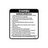 John Deere Scraper Operation Label, Lithuanian - RE574492