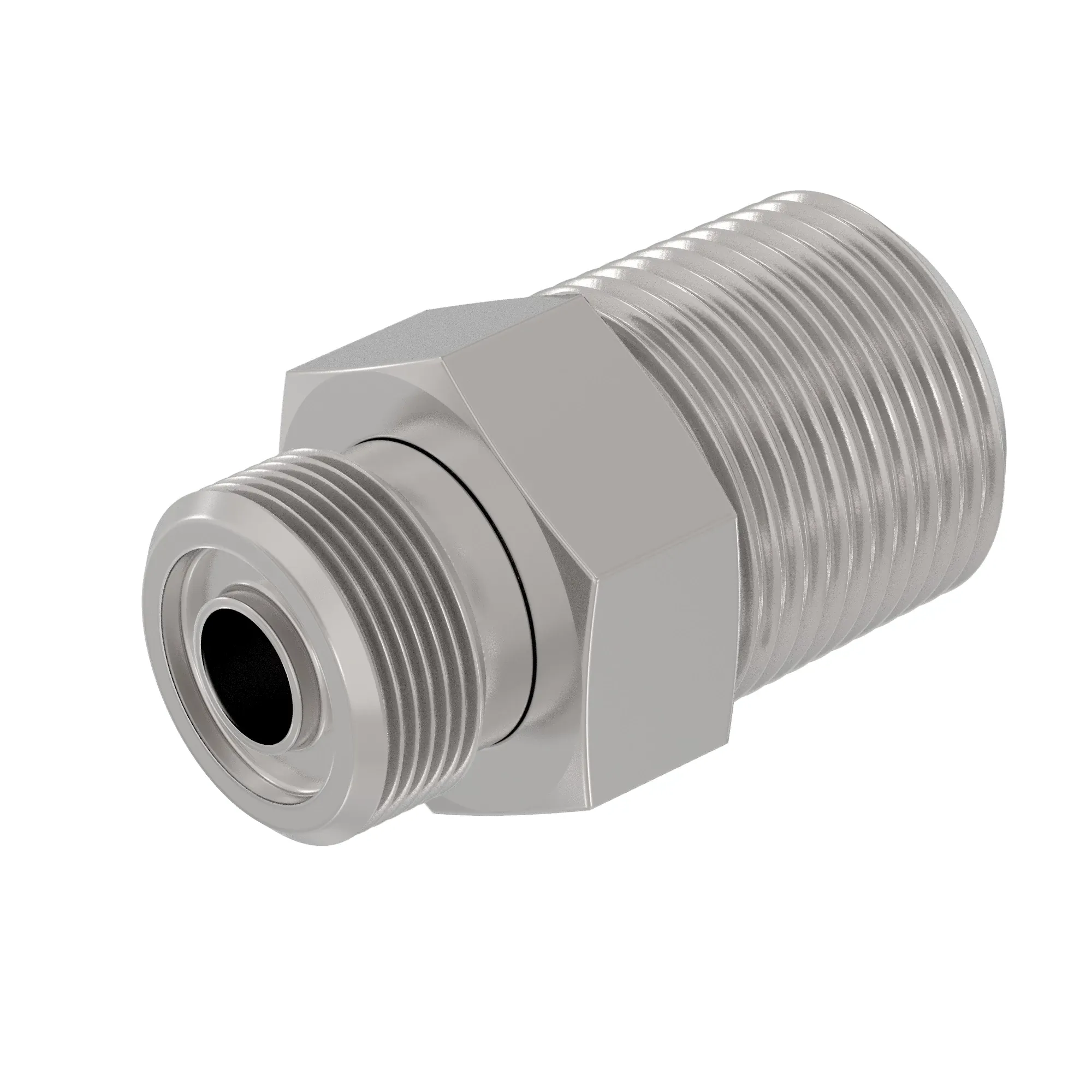 John Deere Straight Flat Face Seal Adapter Fitting - T81030