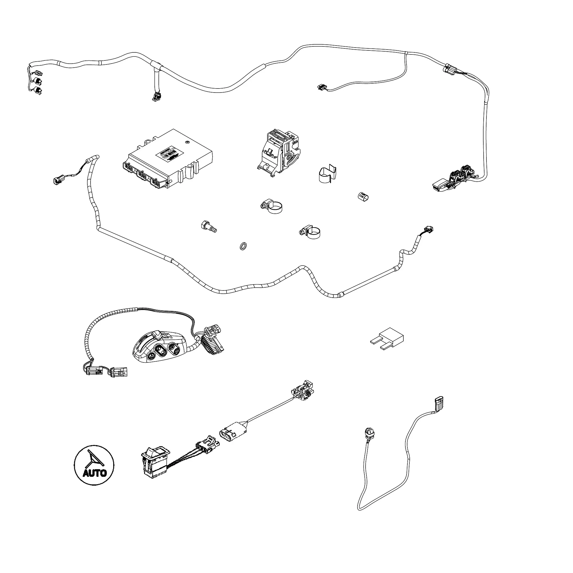 John Deere AutoTrac™ Ready Controller and Wiring Harness Kit - BPF10513