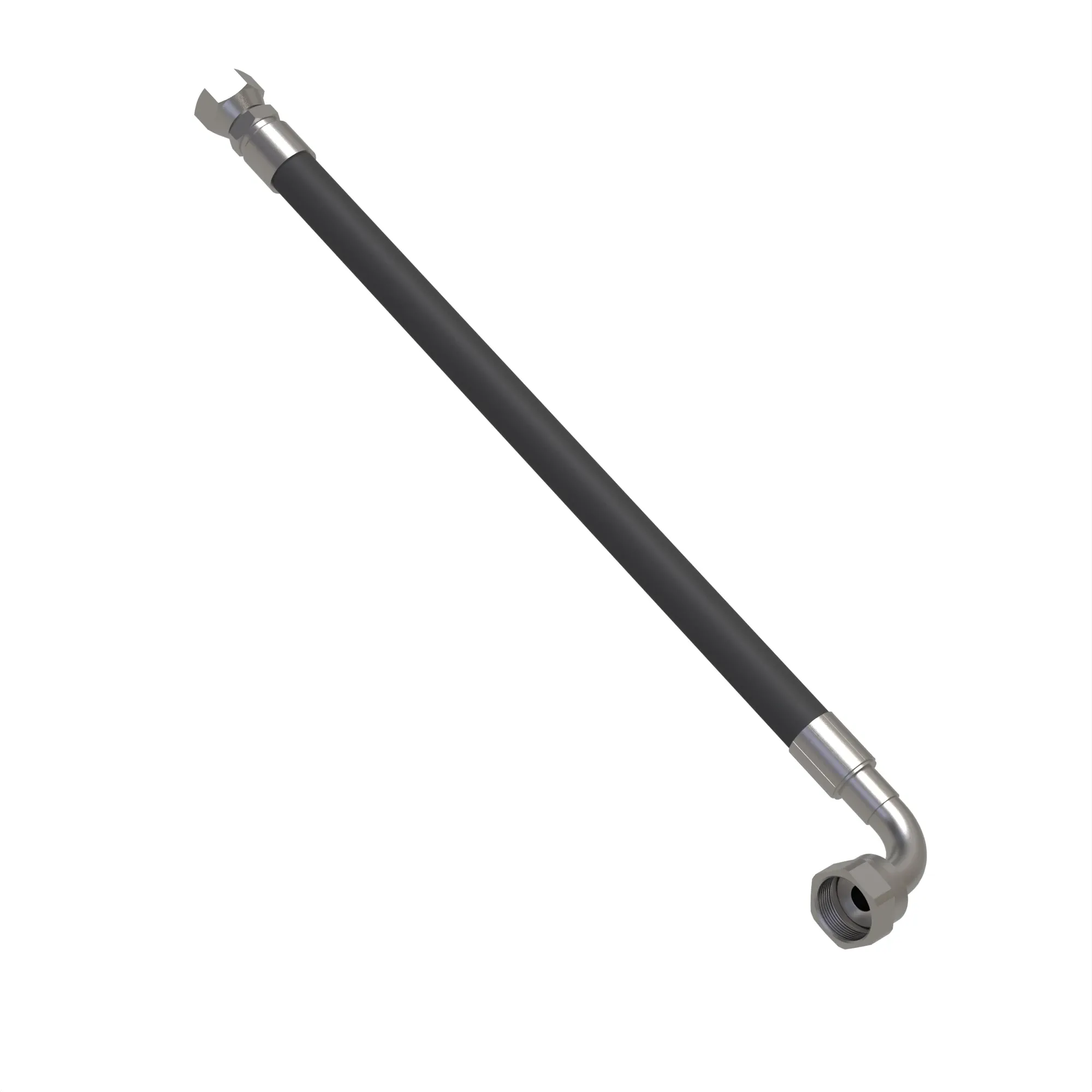 John Deere Reinforced with Metal Rubber Hydraulic Hose - F074932
