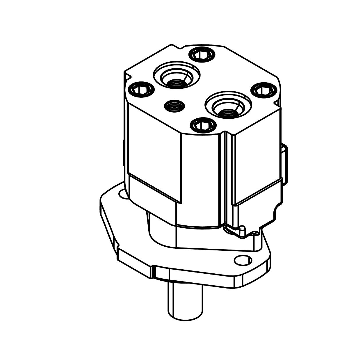 John Deere Hagie 19 inch Cutterhead Hydraulic Motor - 5HG610755
