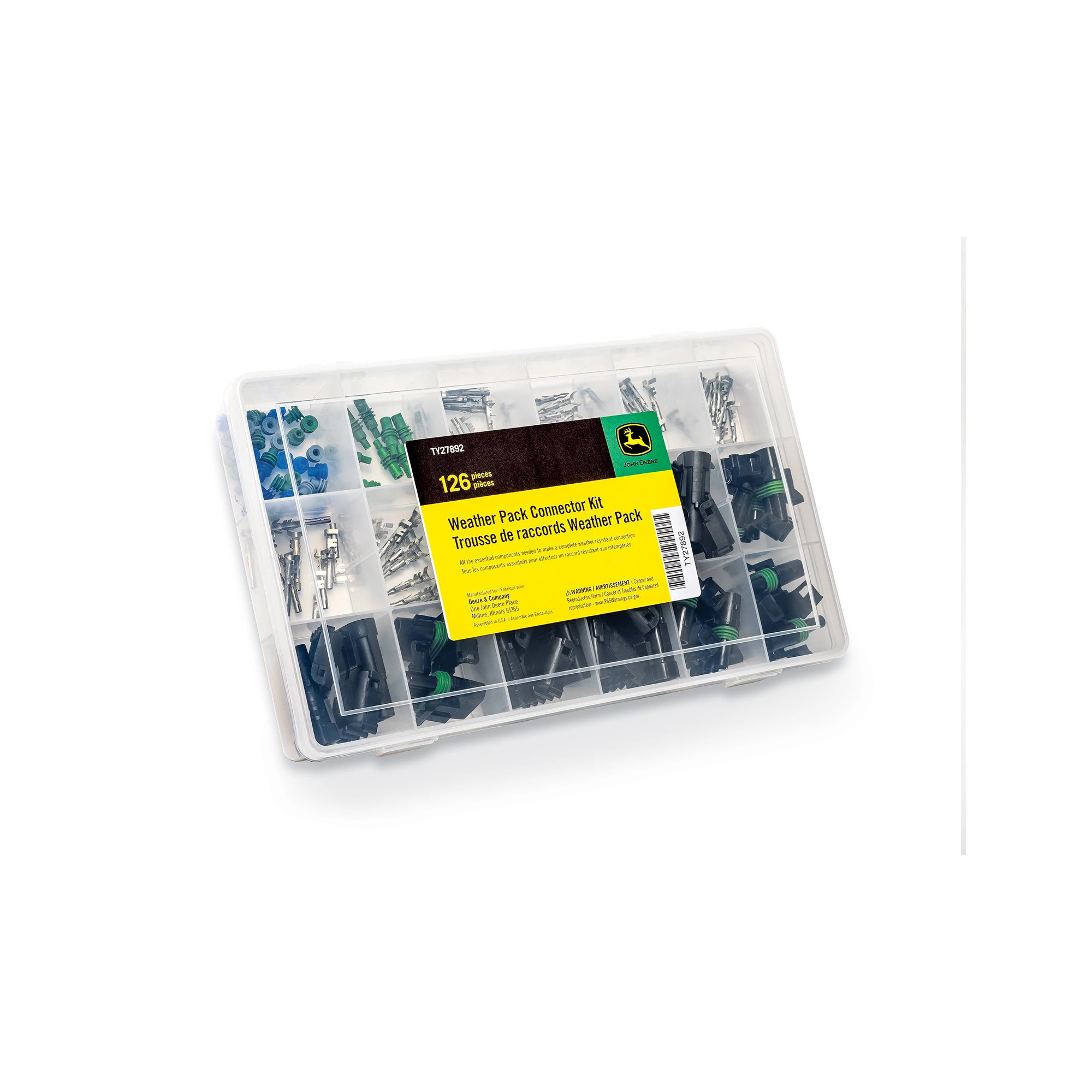 John Deere Weather Pack Connector Kit (Pack of 126) - TY27892
