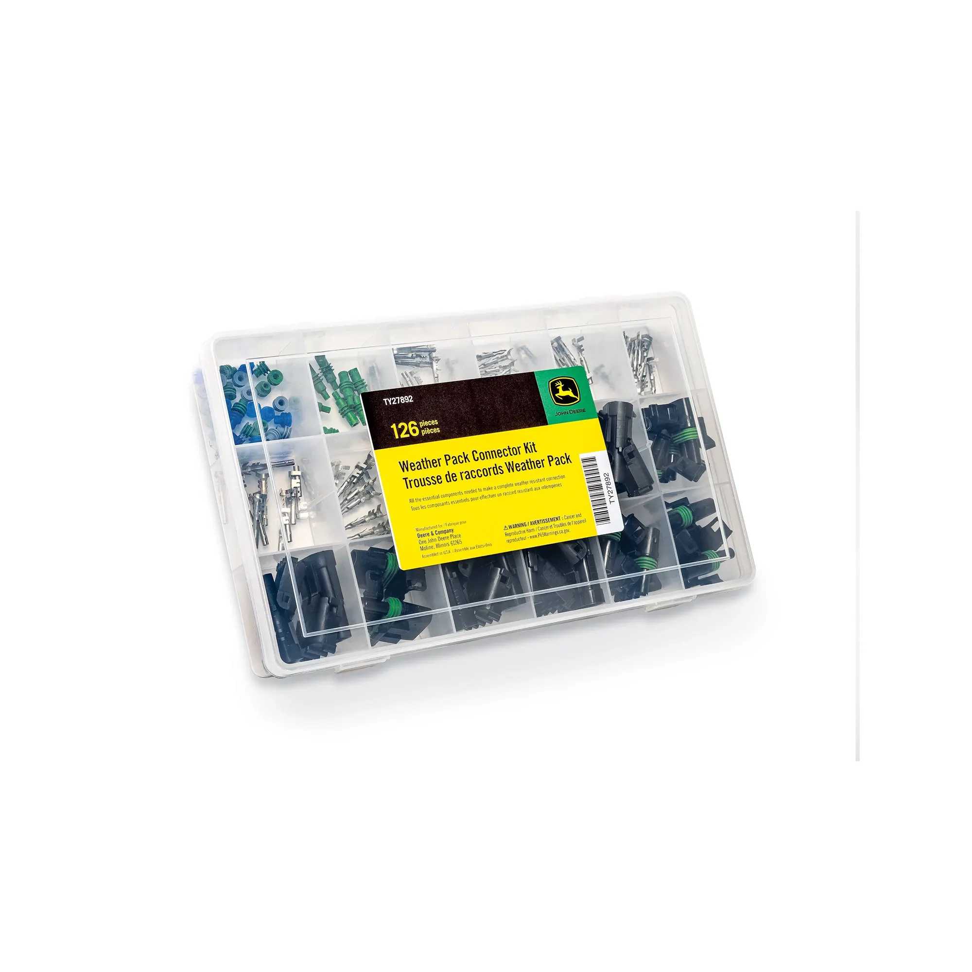 John Deere Weather Pack Connector Kit (Pack of 126) - TY27892