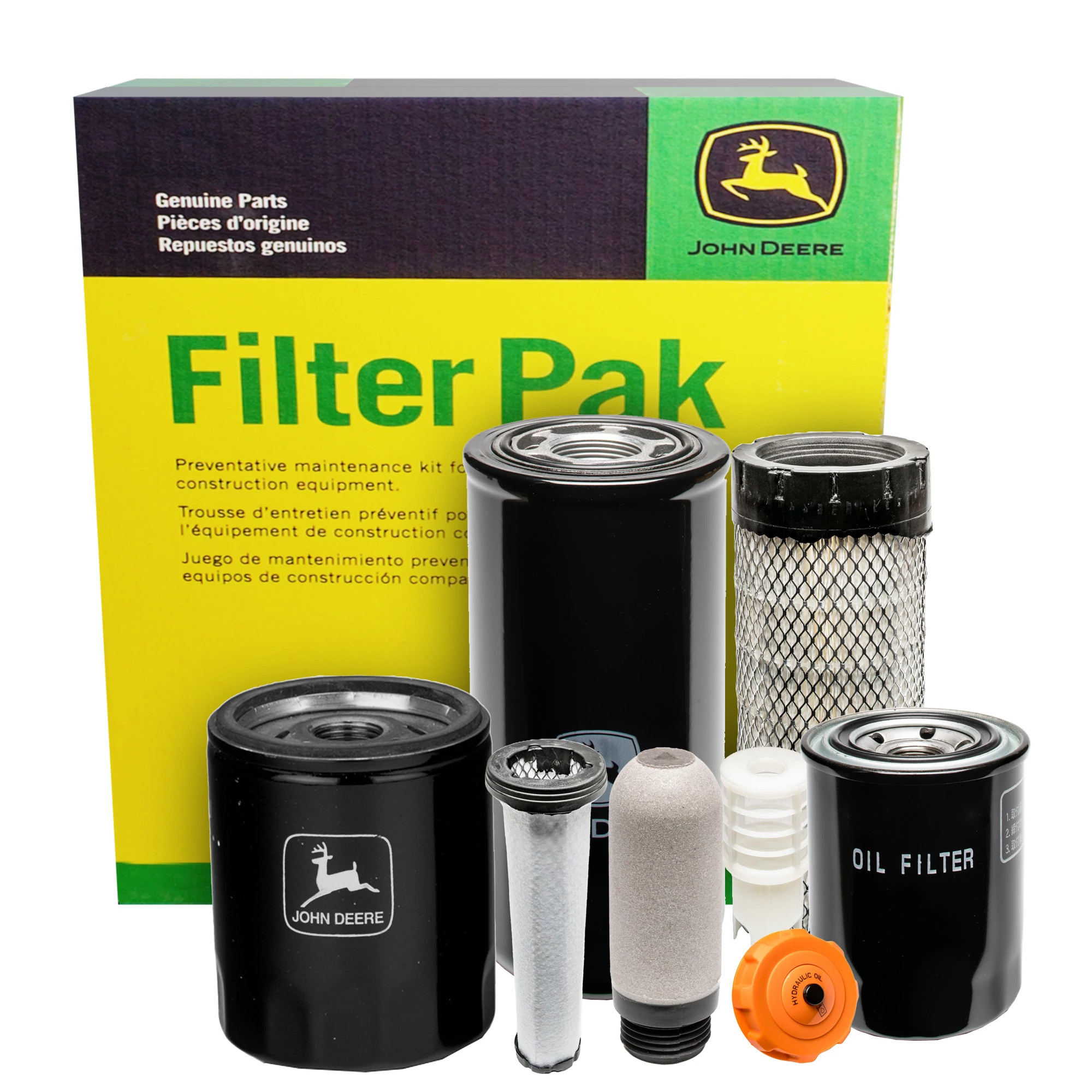 John Deere 1000 Hour Filter Pak for Compact Construction - AT535120