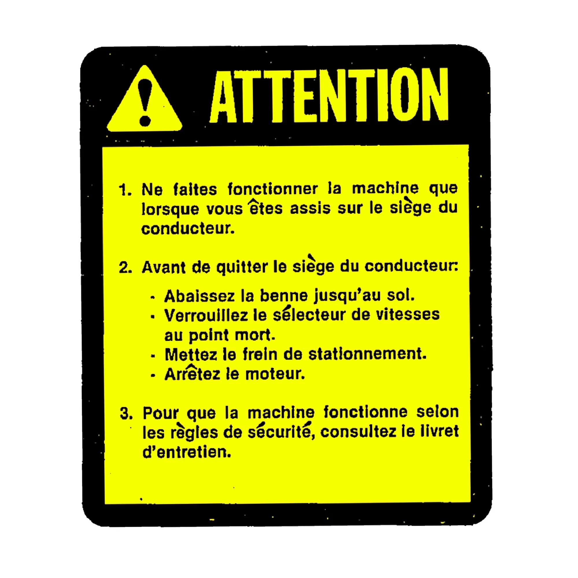 Safety Sign
