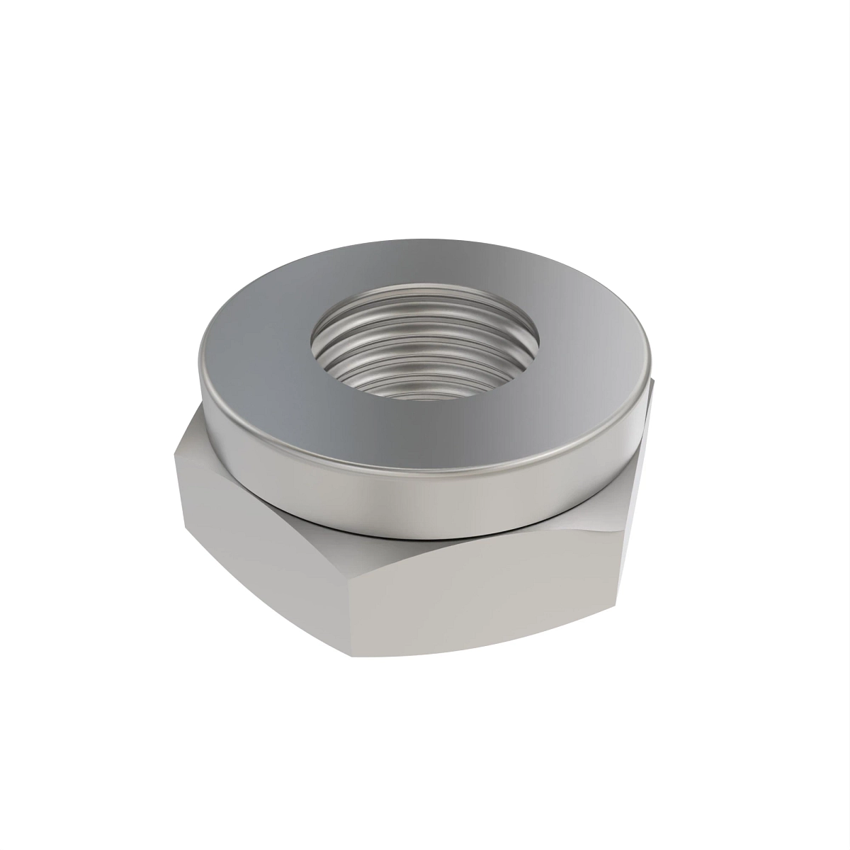 Lock Nut, Underserrat.S.Loc.Nut Fe/