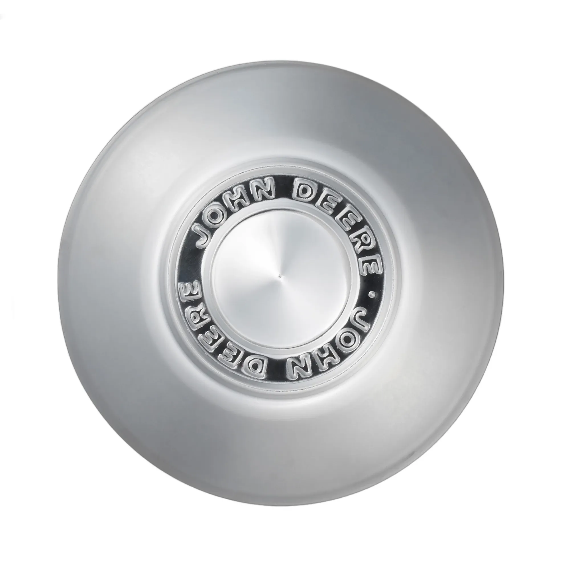 John Deere Chrome Wheel Cap, 6 inch - M42182