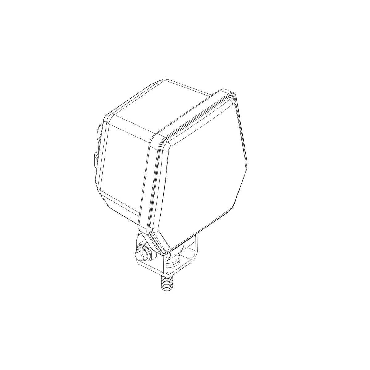 Floodlamp, Halogen Pedestal Mount