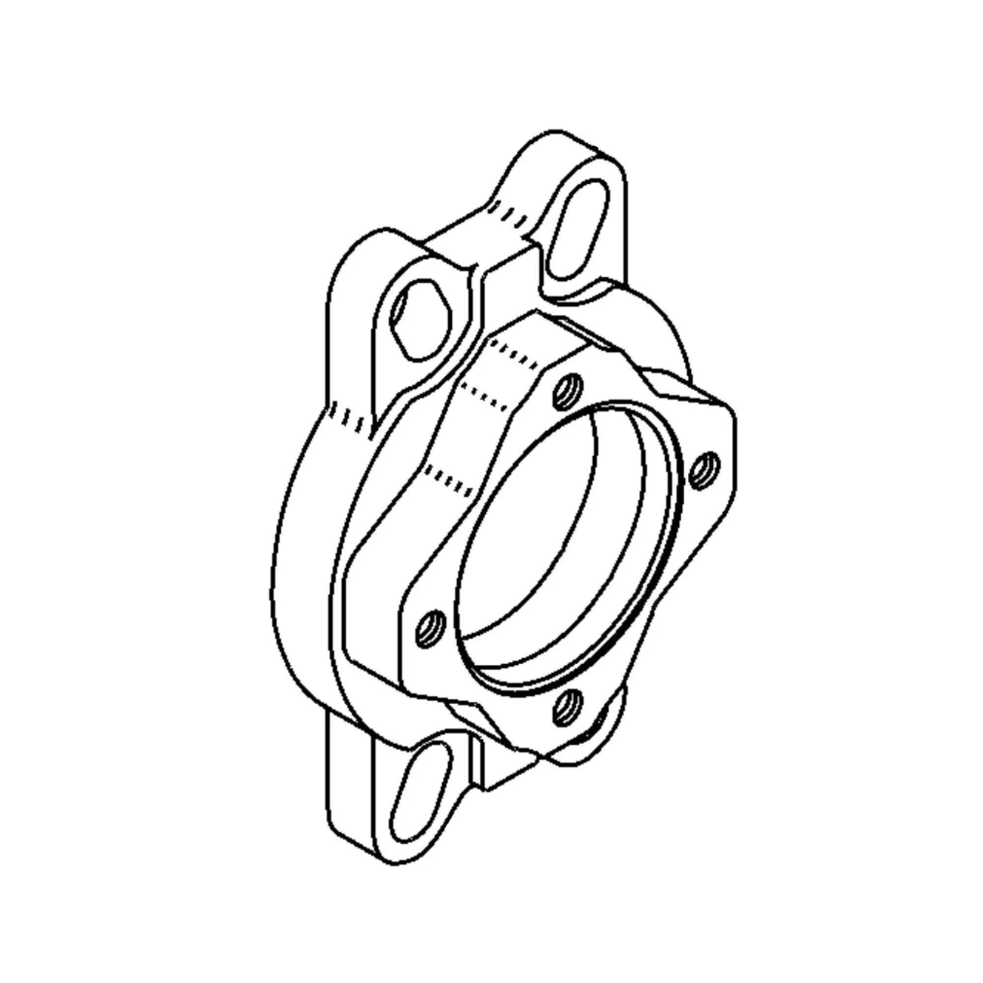 John Deere Hydrostatic Pump Mounting Flange - T210526