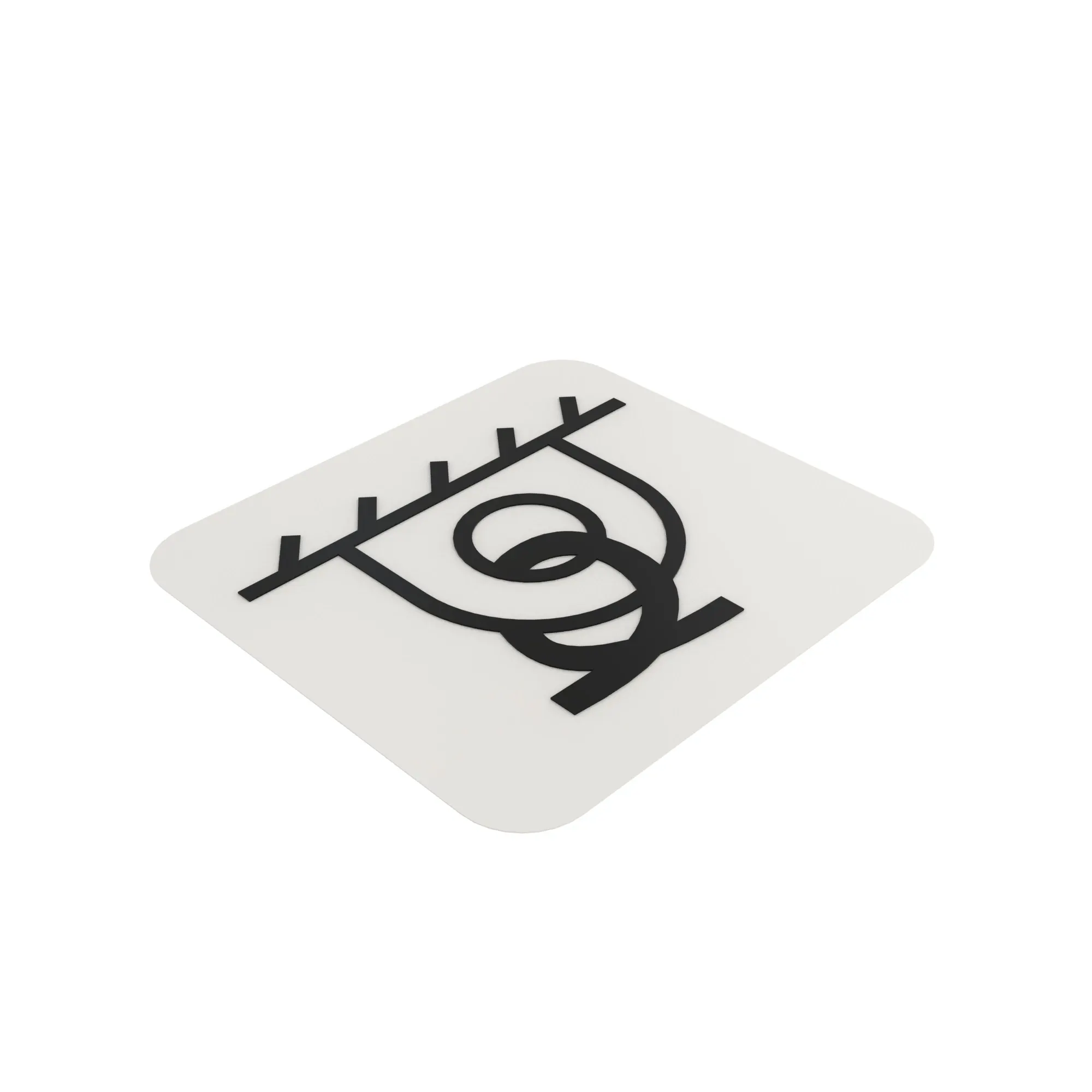 John Deere Tie Down Label - T153680