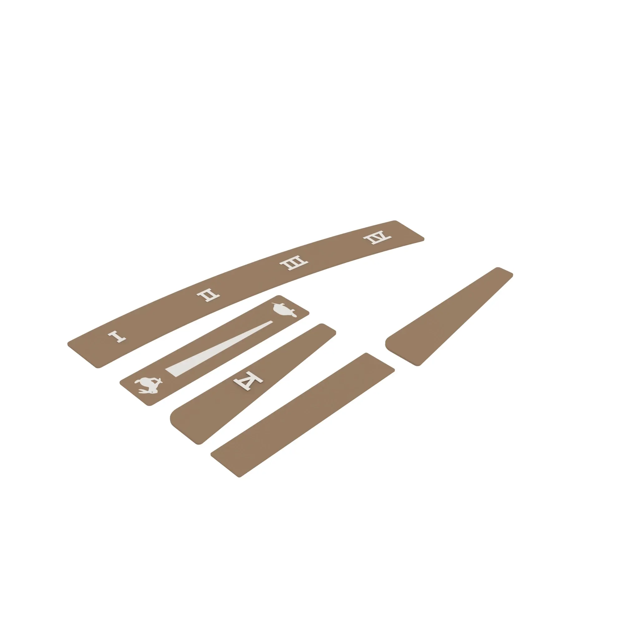 John Deere Armrest Control Housing Label Kit - RE204718