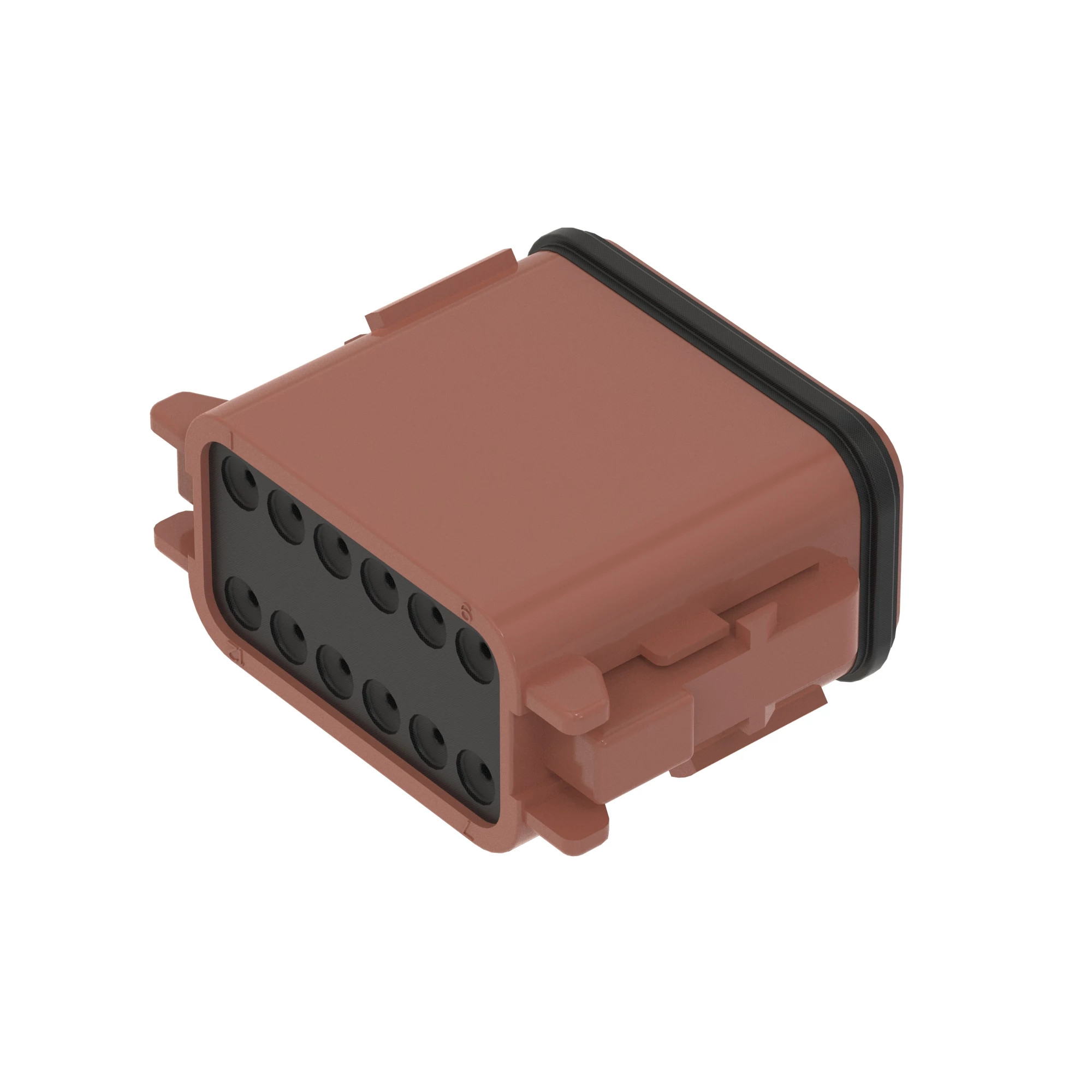 CONN DEUTSCH DT 12W FS BRN PLSTC