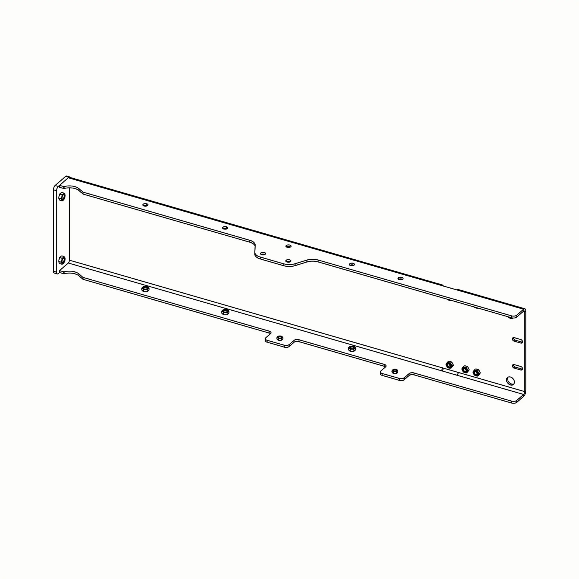 John Deere Engine Cooler Vertical Support - AT444905