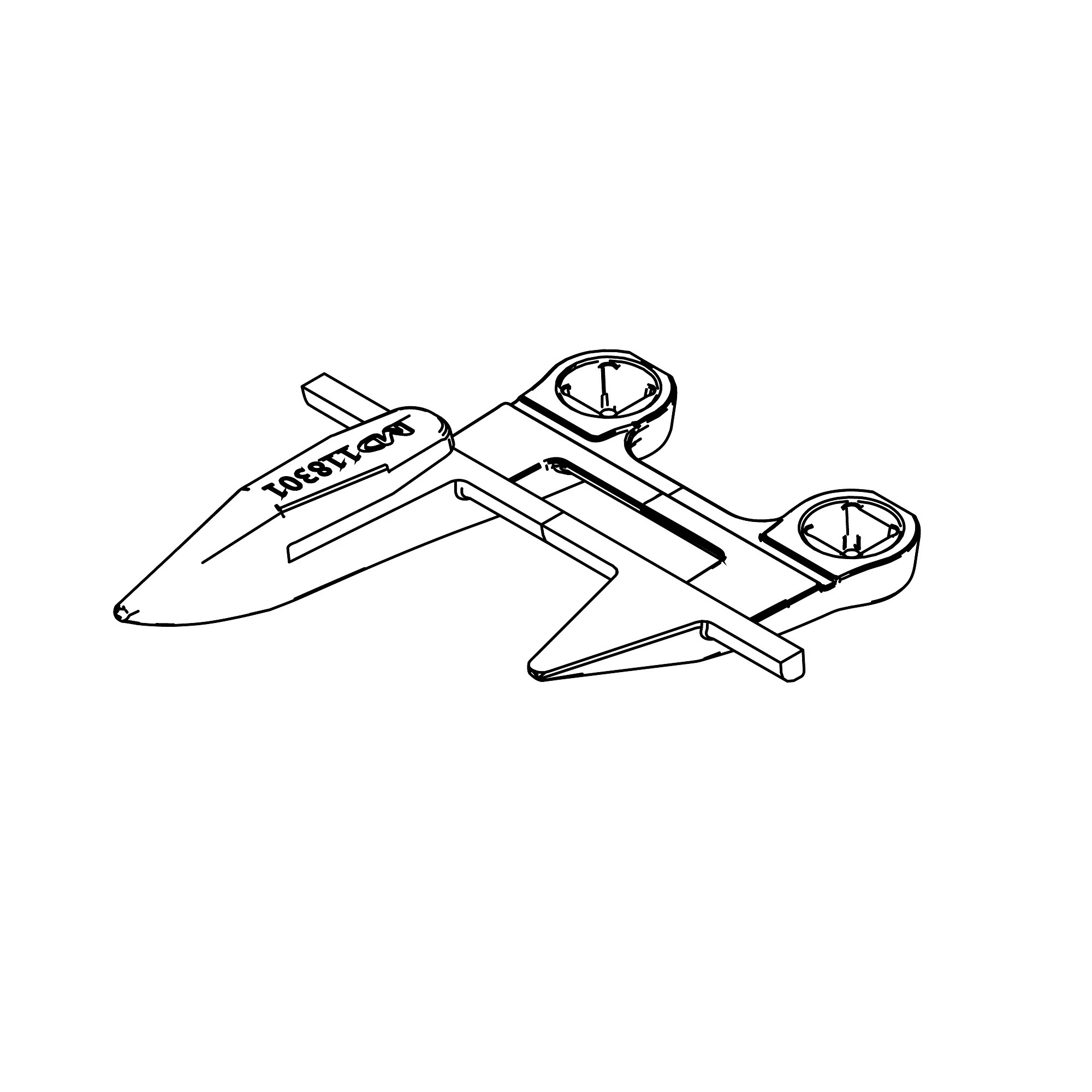 John Deere Left Side Knife Guard - FH318317