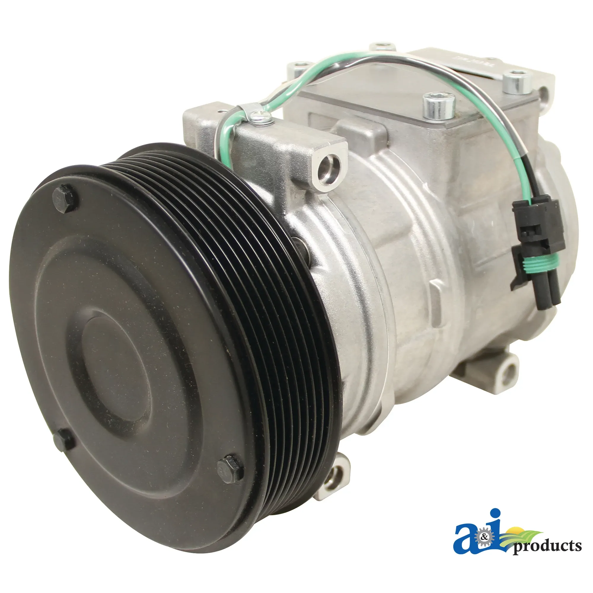 A&I Products Rear Port Air Conditioning Compressor, 24 Volt - A-AT168543