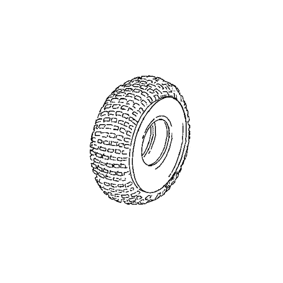 Tire, 4-Ply Turf, 25X12-9