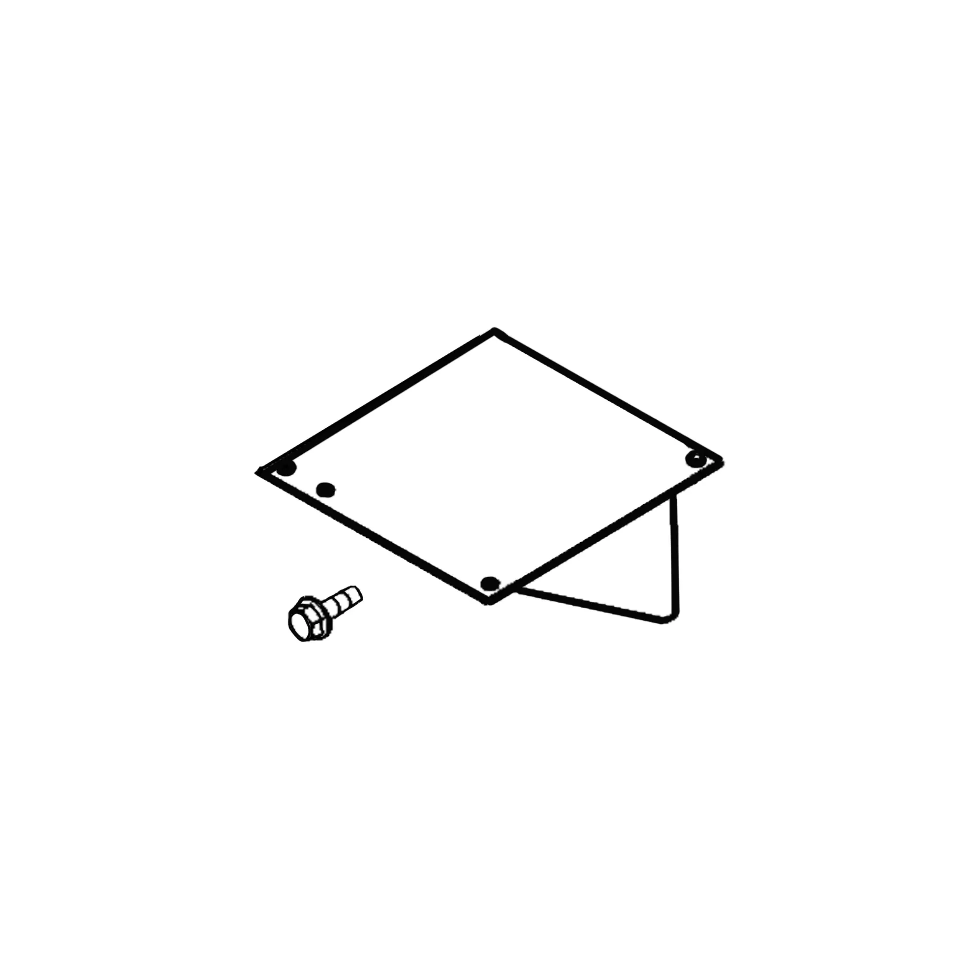 John Deere Rear Deflector - AH204844