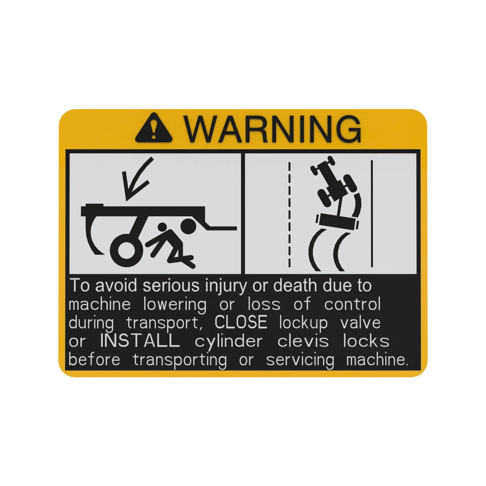 John Deere Safety Sign - N331244