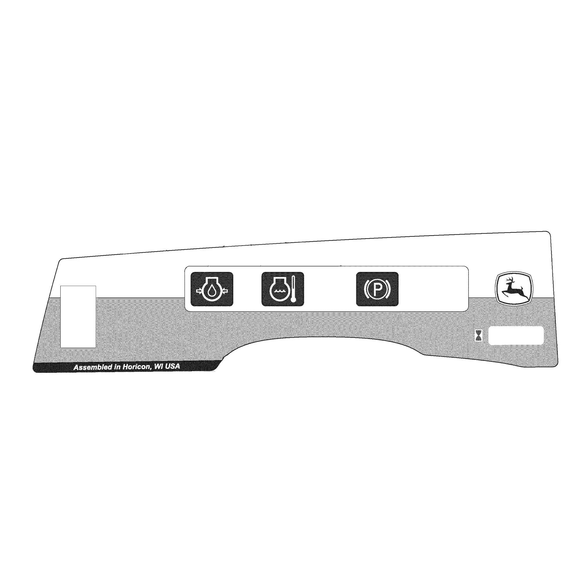 John Deere Monitor Light Label - M152821