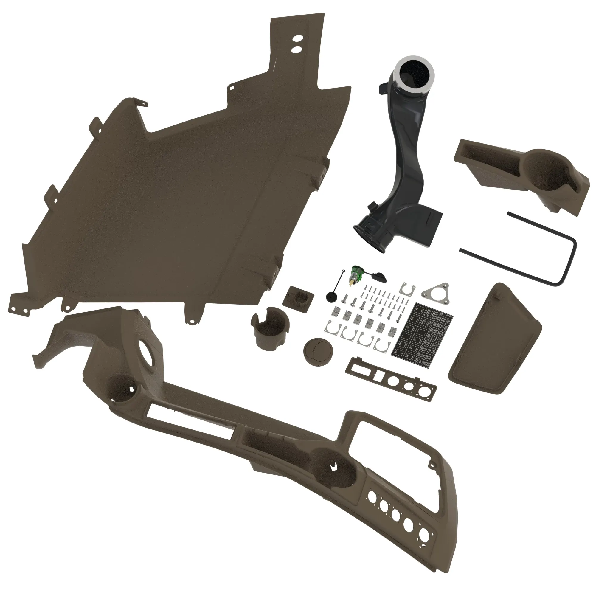 John Deere Cab Upholstery Retrofit Kit, RH Acoustical - BPF12455