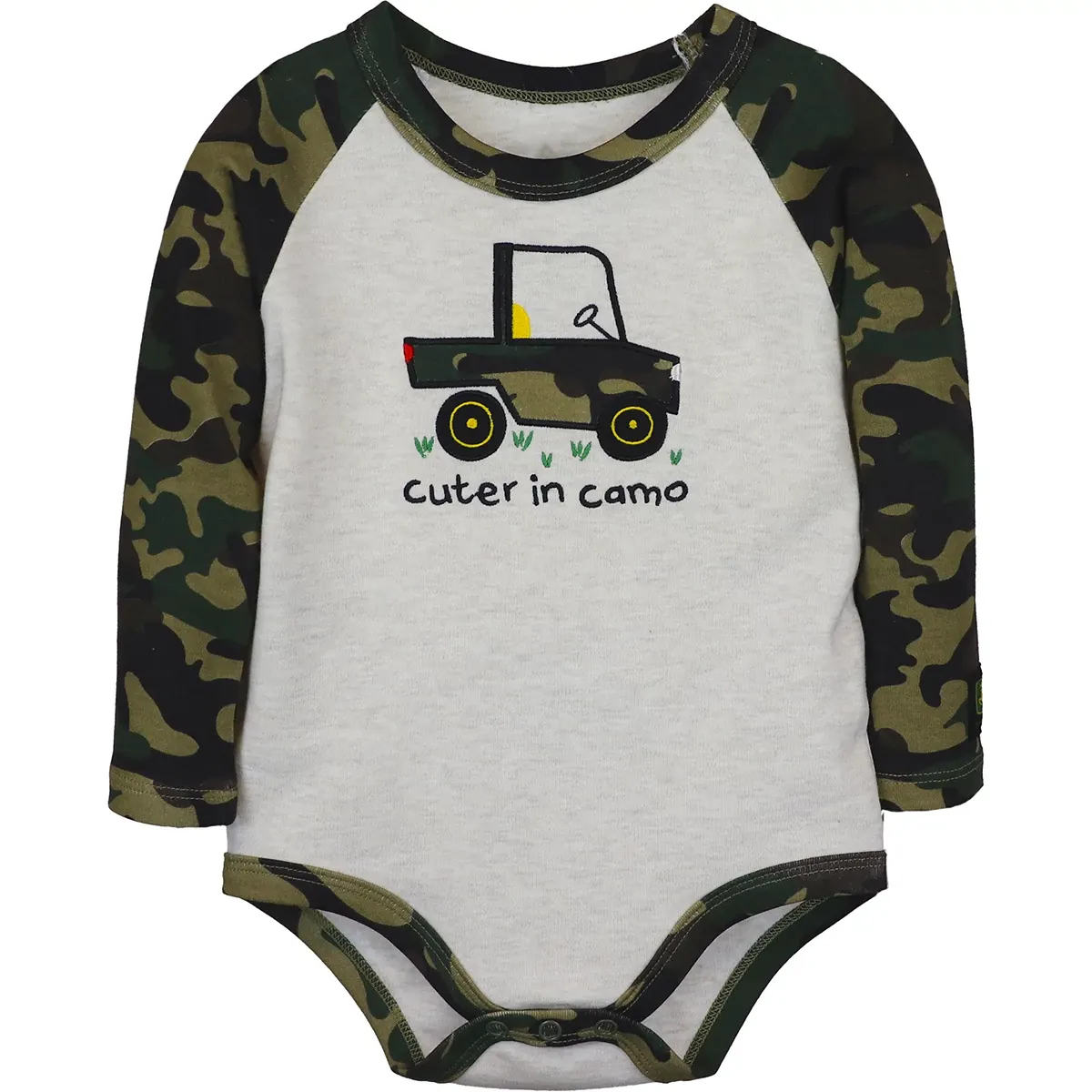 Cuter in Camo Long Sleeve Bodyshirt