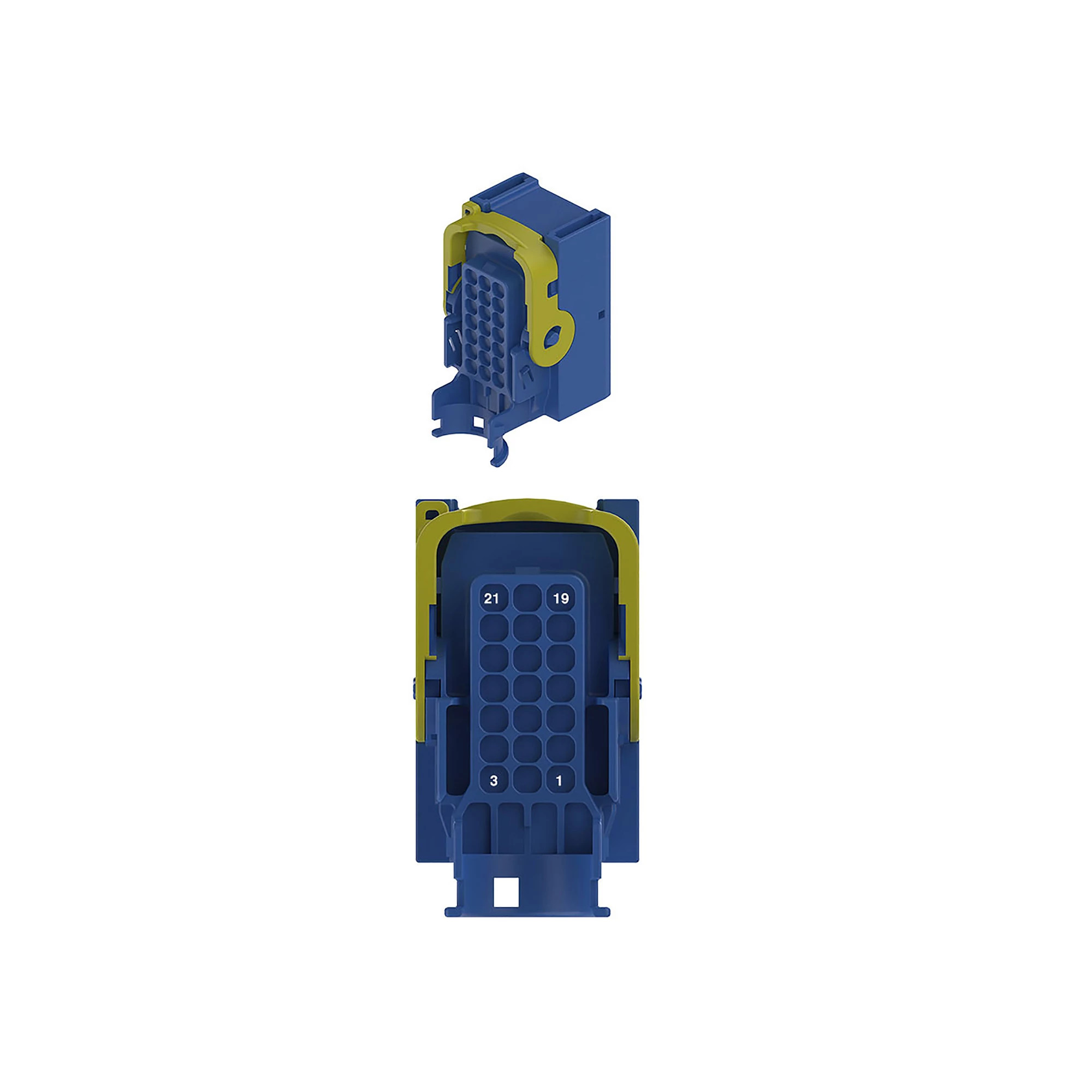 CONN TYCO MCP 21W FS BLU PLSTC
