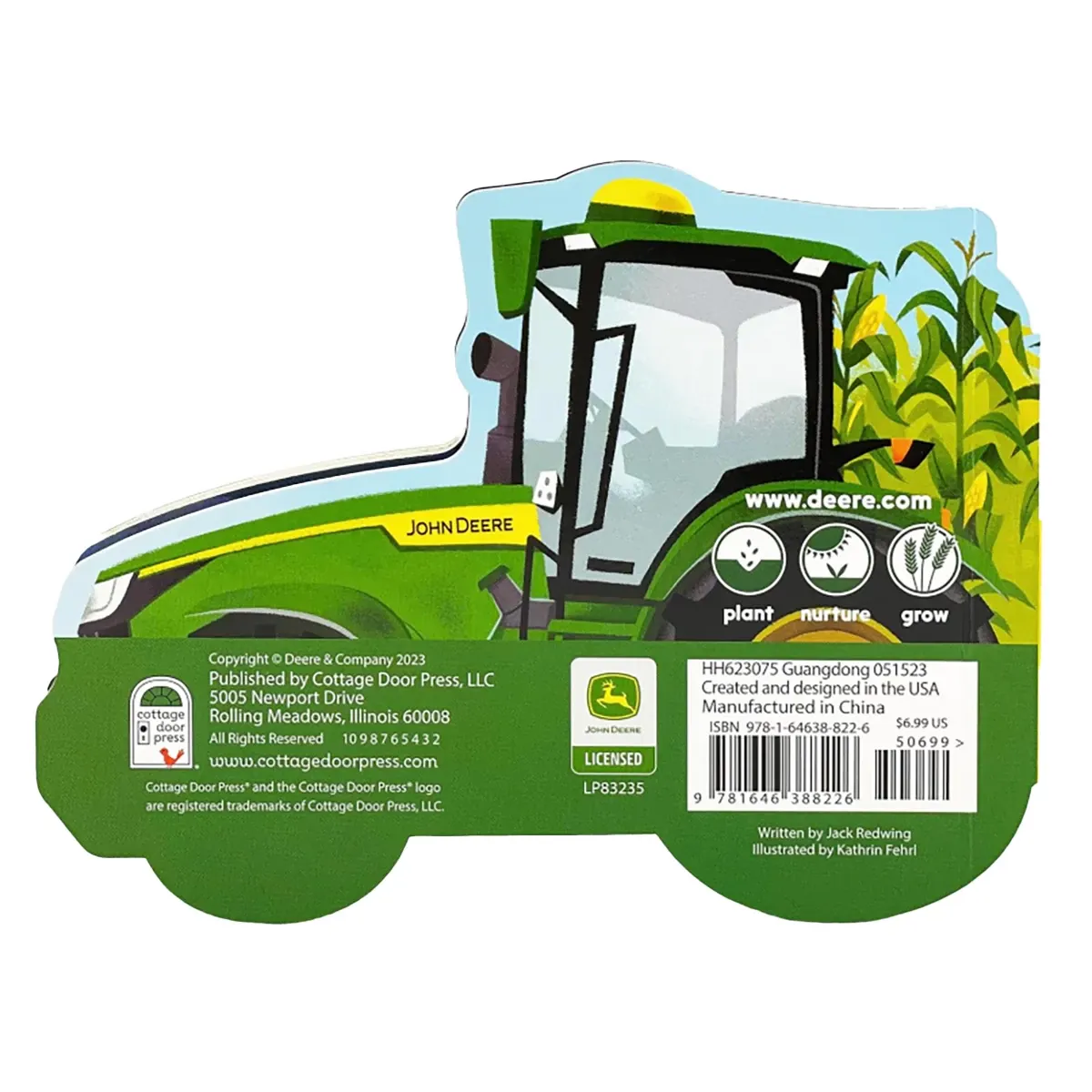 How Tractors Work - Children's Shaped Board Book for Little Farmers and Tractor Lovers