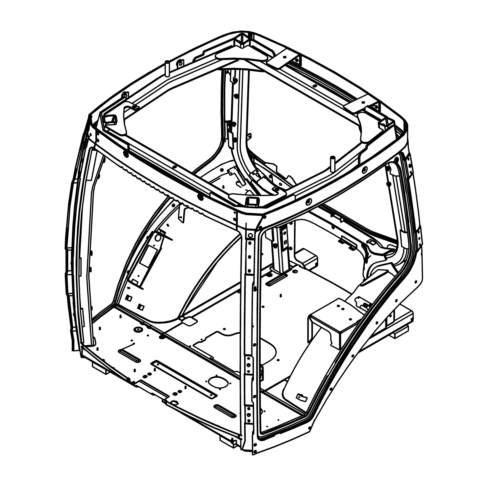 John Deere Cab Frame Assembly - AR323605