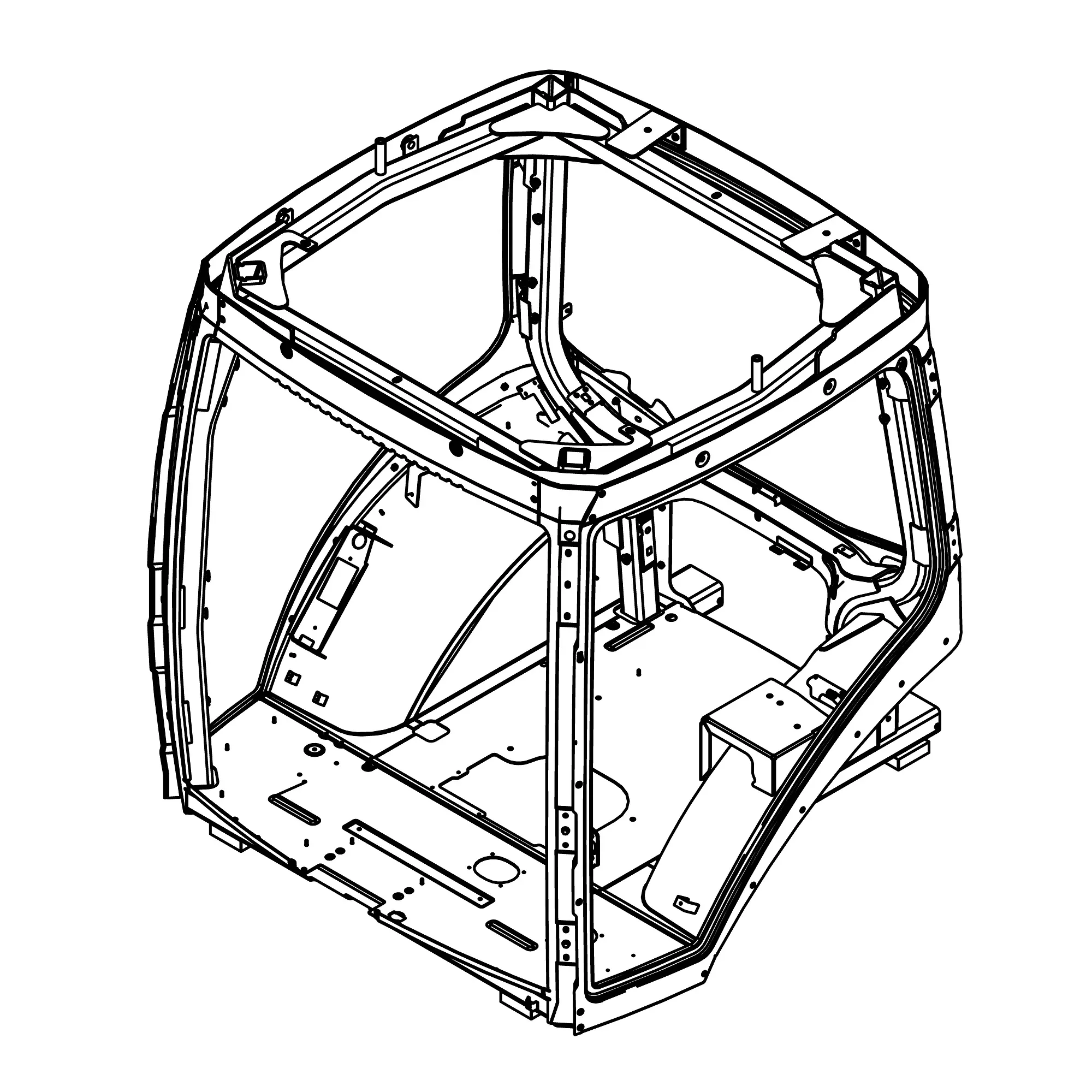 John Deere Cab Frame Assembly - AR323605