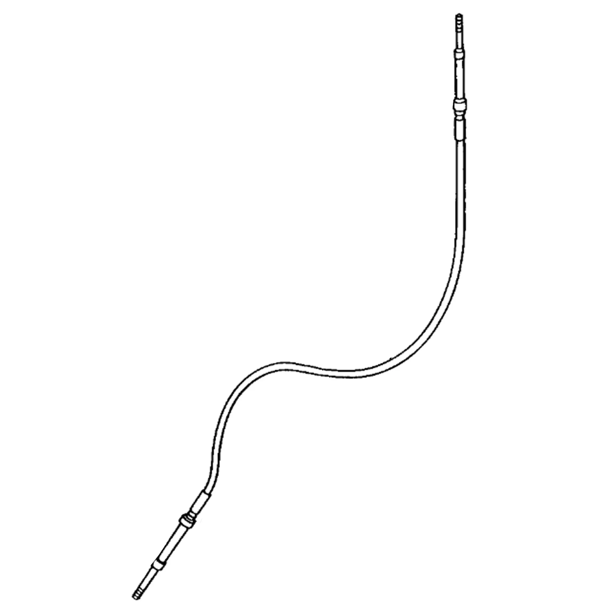 John Deere Park Lock Push Pull Cable - AR88004