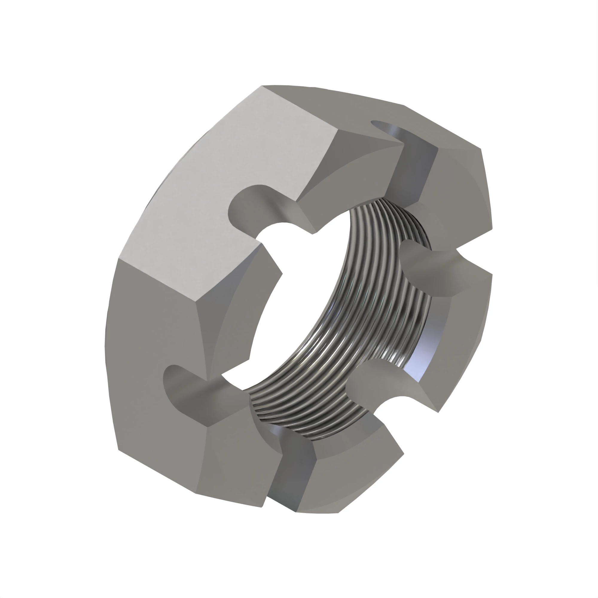 NUT, JAM, SPINDLE 2"-12 UN, GRADE 5