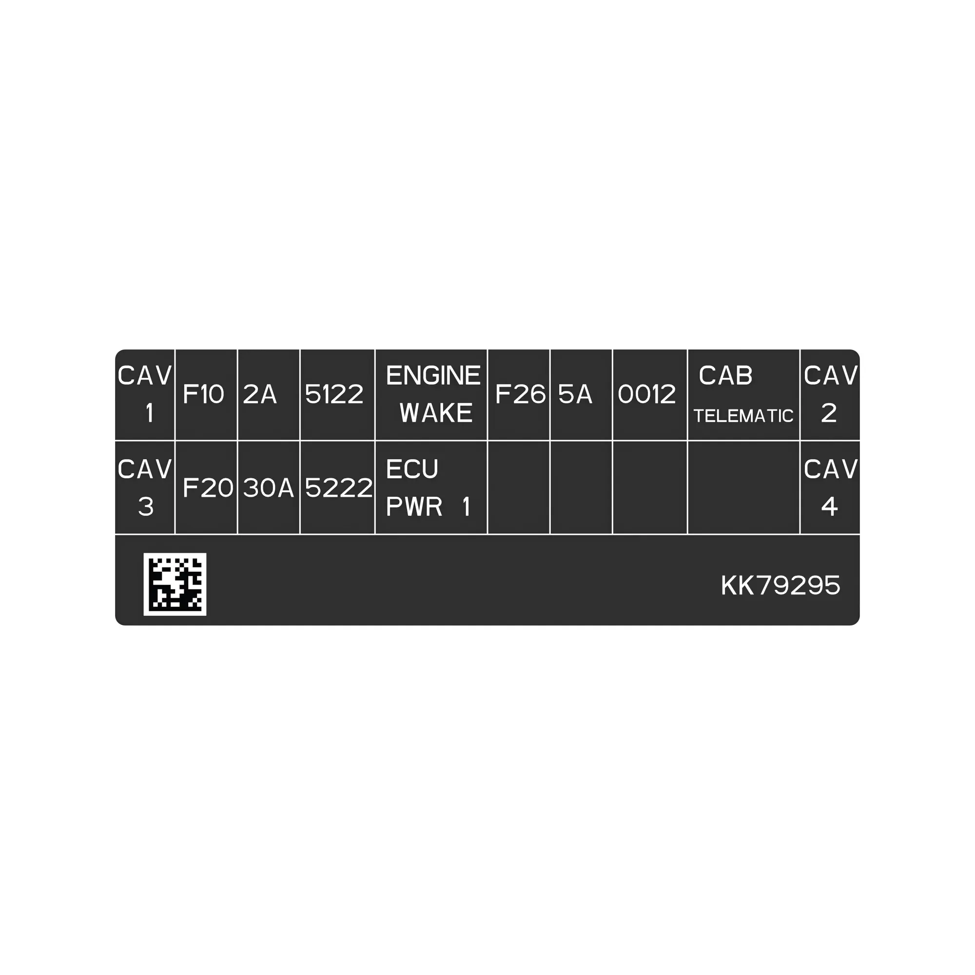 John Deere Fuse Label - KK79295