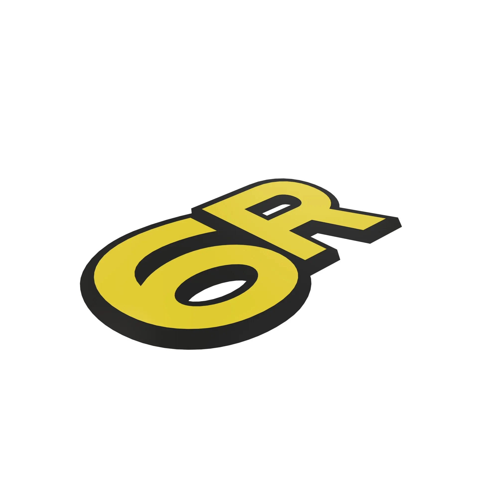 Label, Decal 6R RH Yellow
