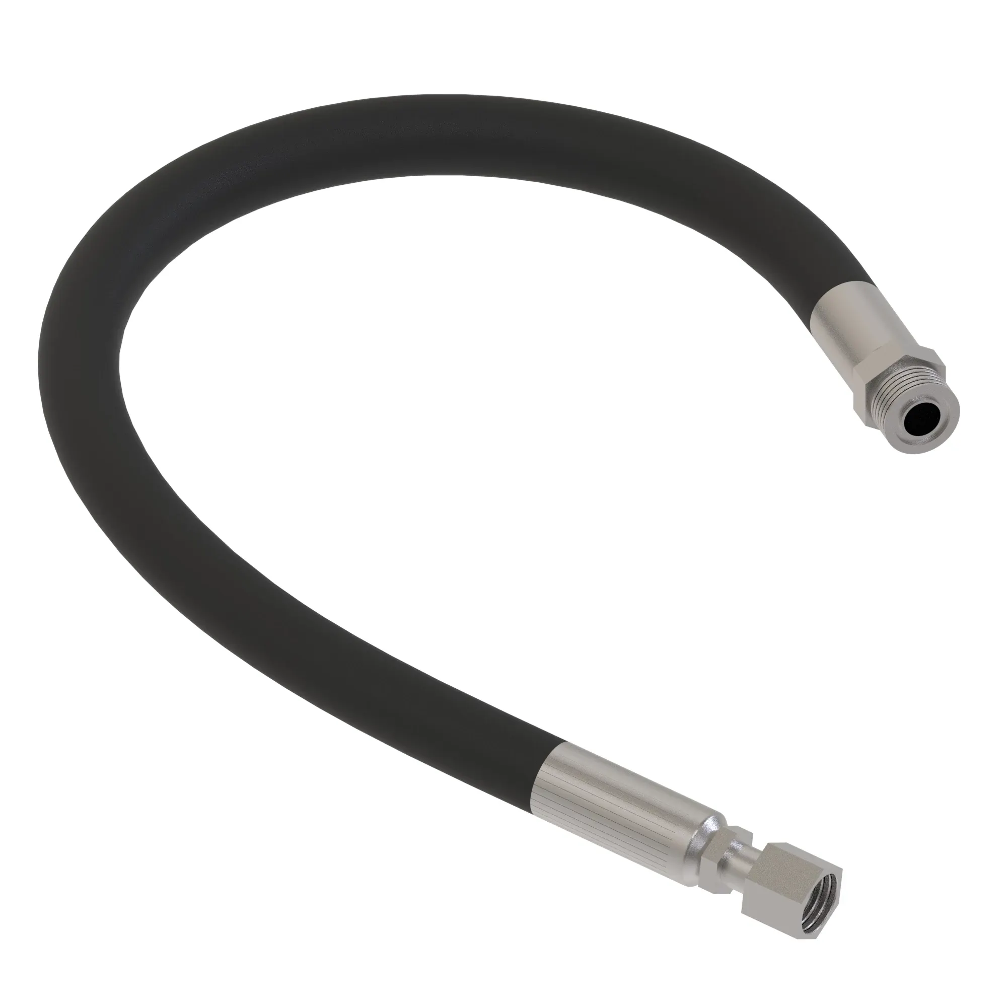 John Deere Boom Rod End Hydraulic Hose - AT437064