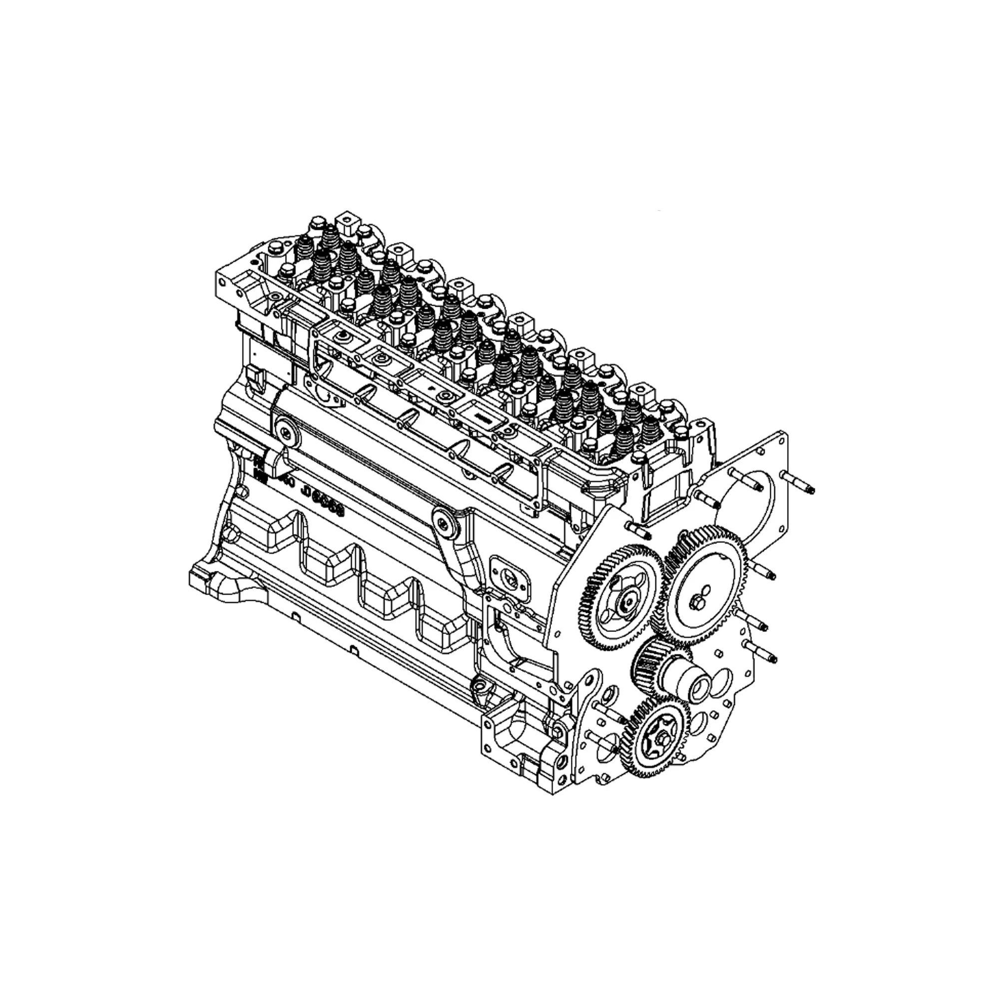 John Deere Reman REMAN Complete Block Assembly, 6 Cylinder - SE500728