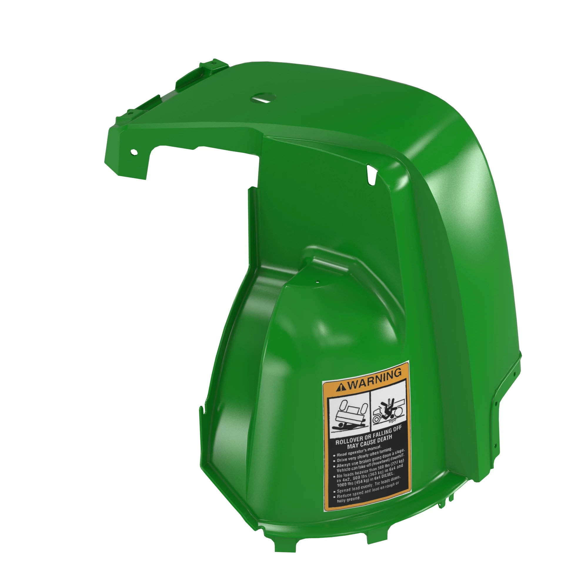 FENDER, FRONT RIGHT (OLIVE) W/LABEL