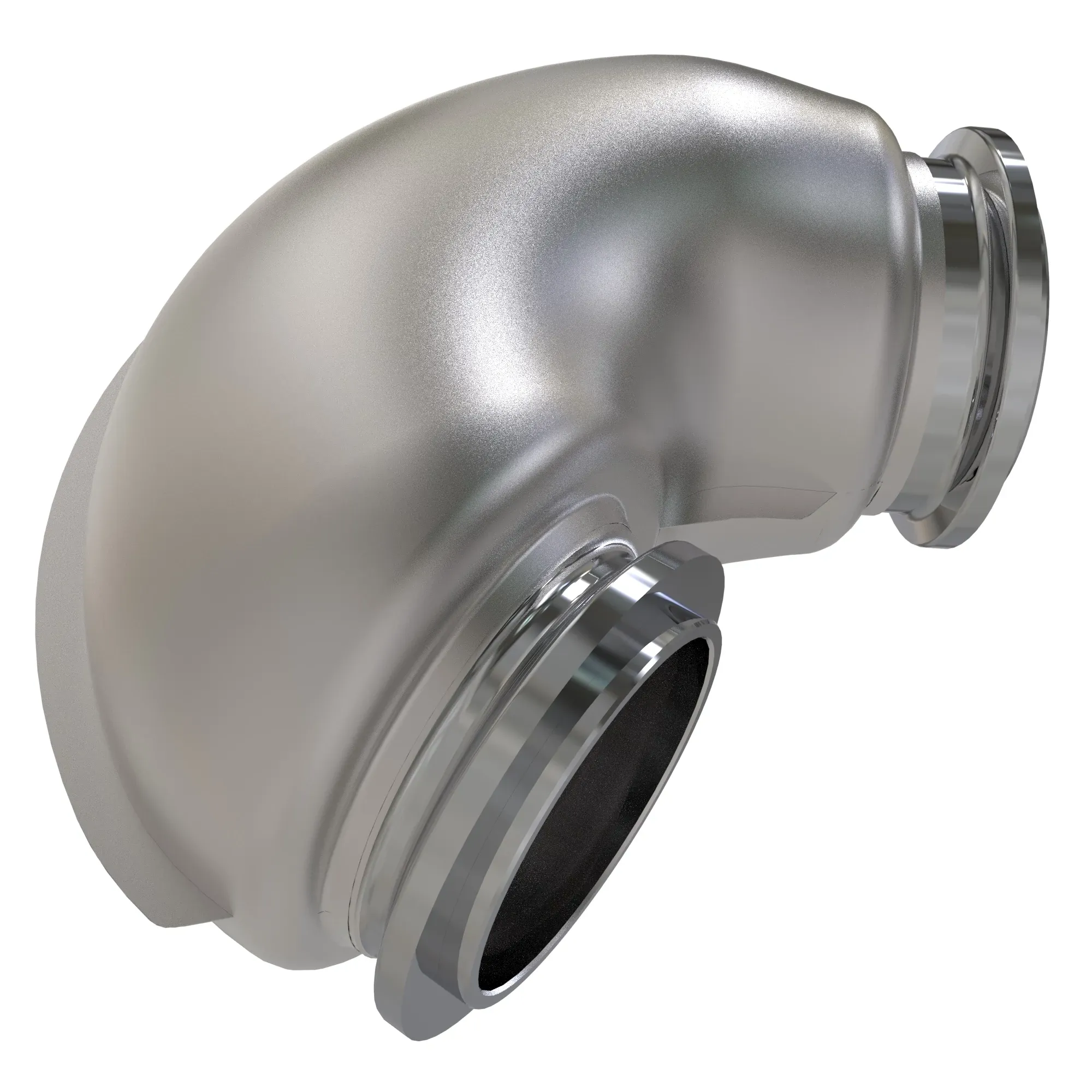 TURBO OUTLET cast part with insulation