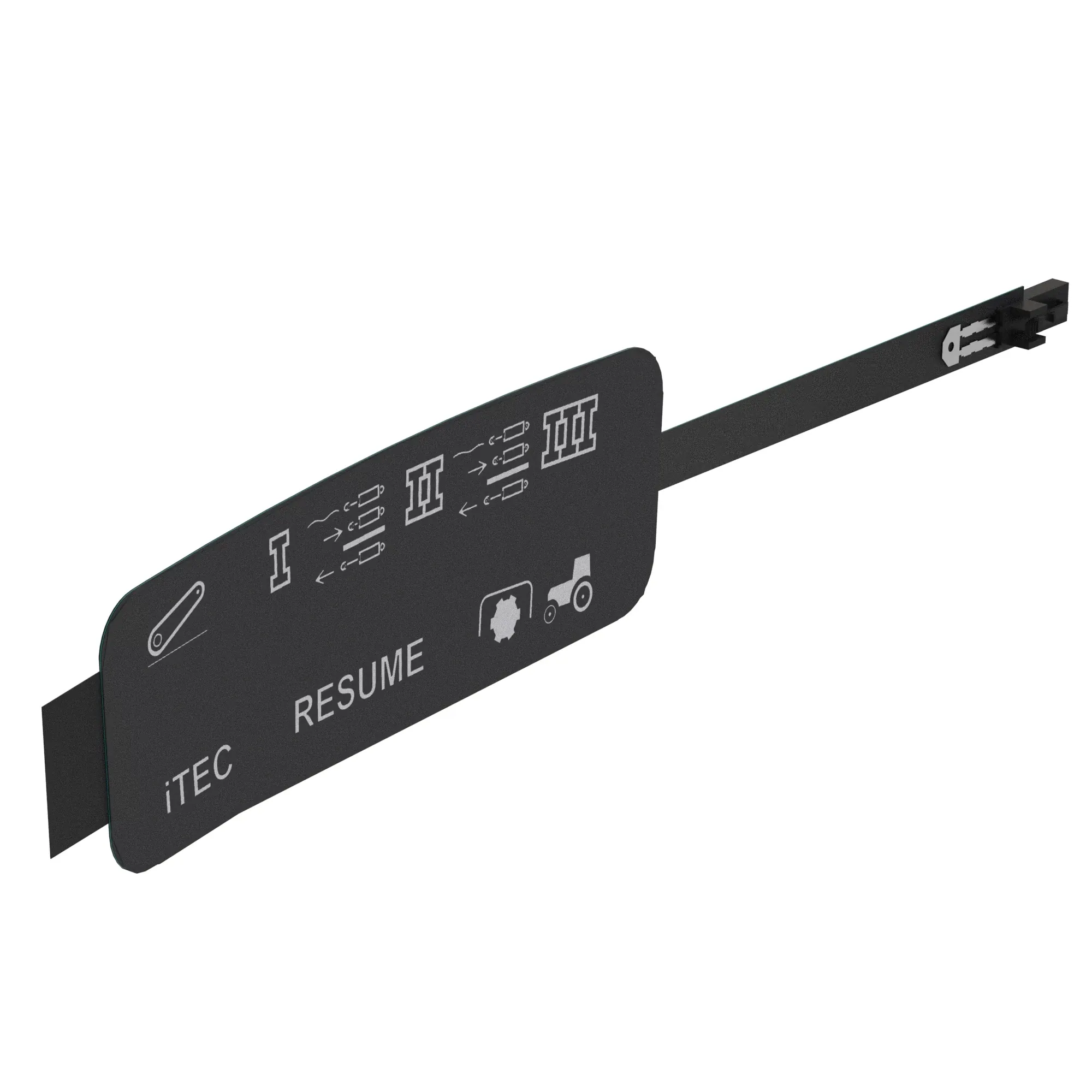 John Deere Front PTO Hitch SCV 1-3, Label - RE263695