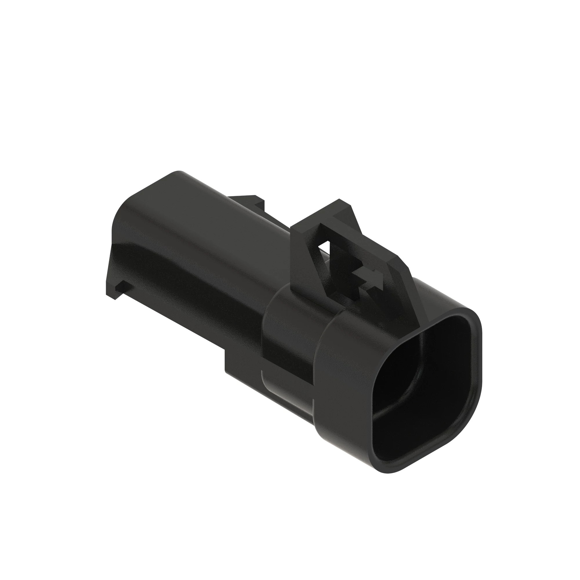 CONN DELPHI MP150 4W MS BLK PLSTC