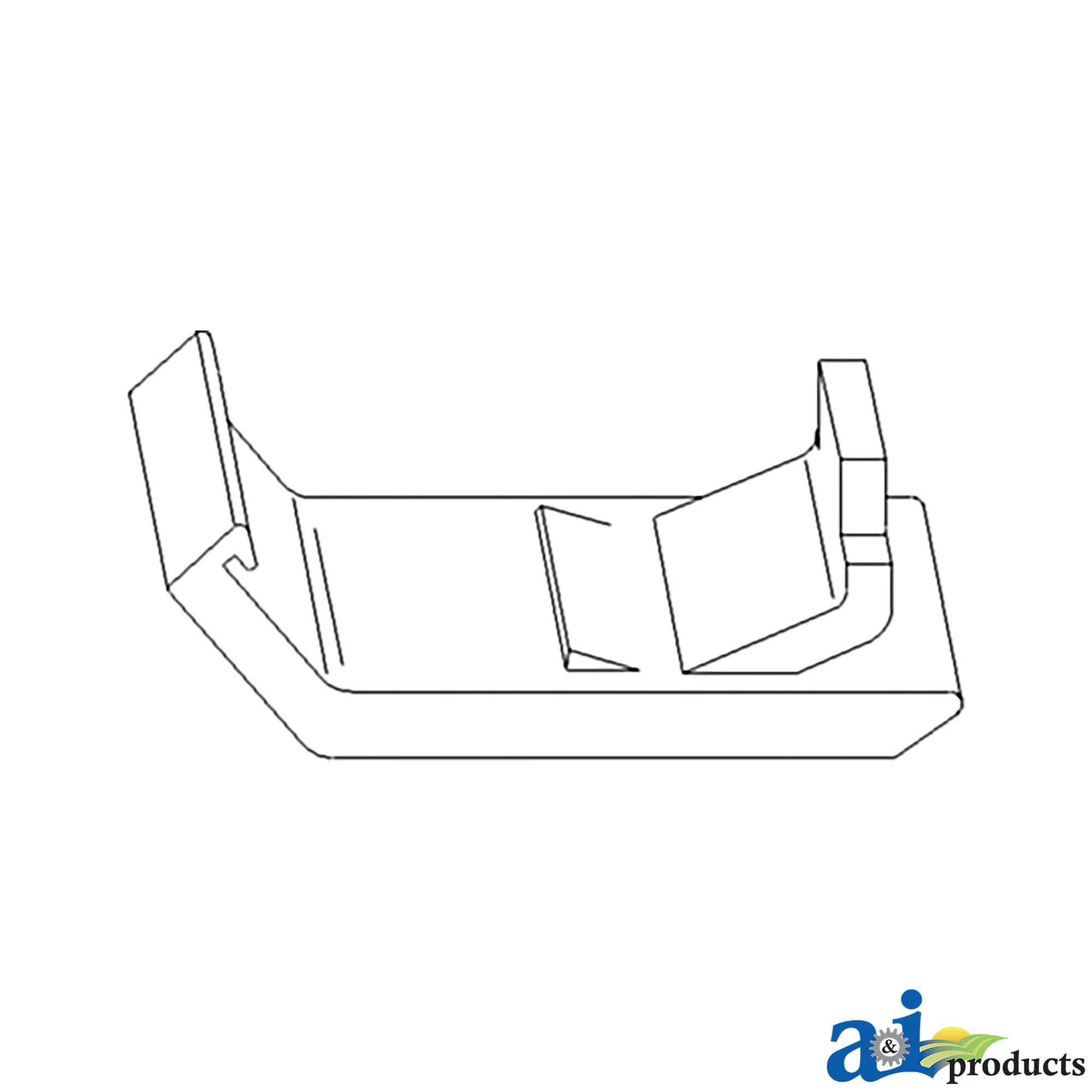 A&I Products Upper Feeder House Return Floor Strip - A-H148187