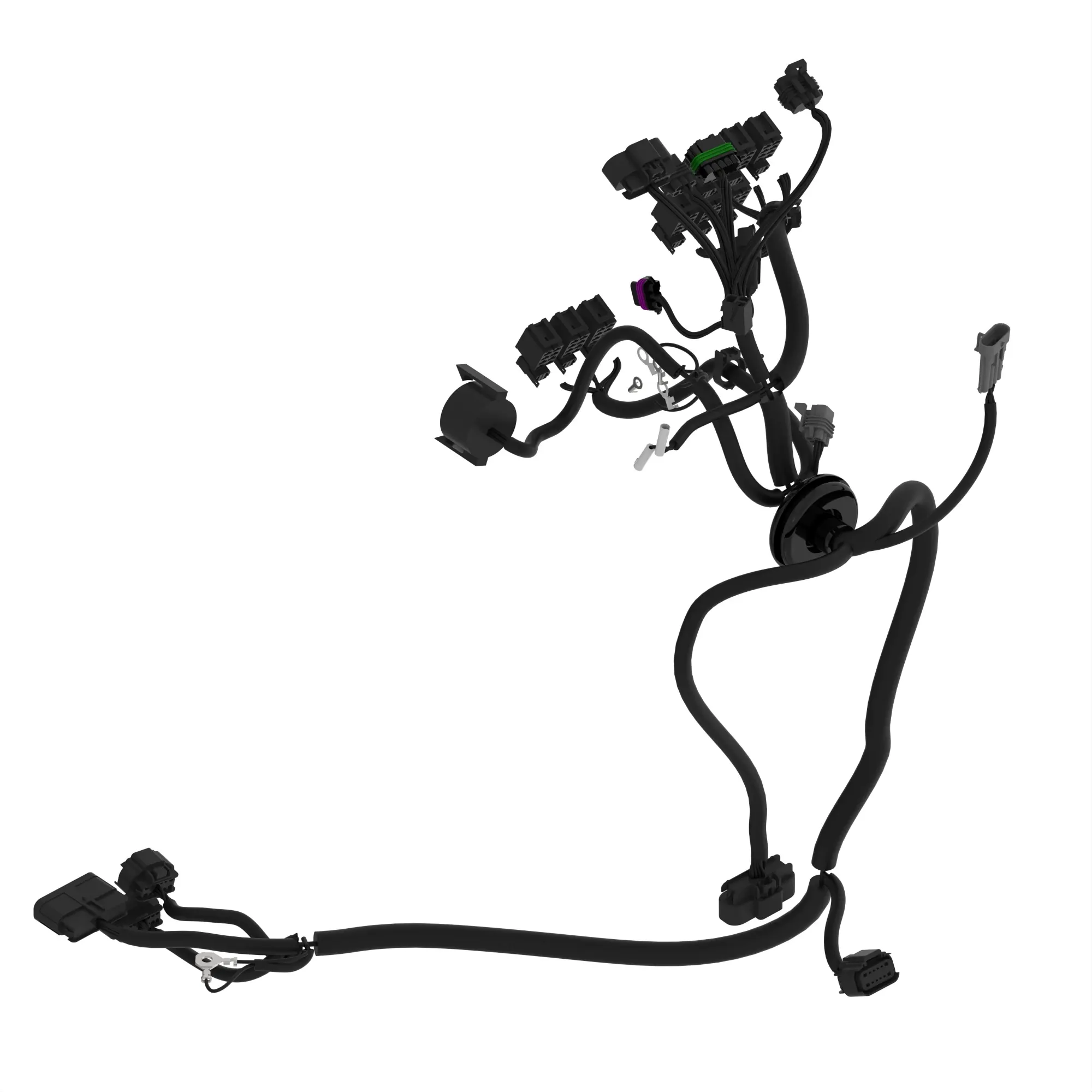 CAB WIRING HARNESS, PTE, FRONT CONT