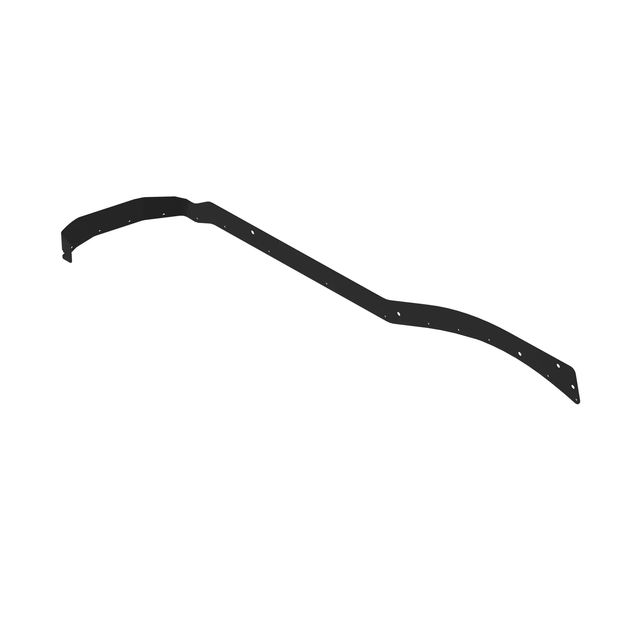 BRACKET, FLAT RUBBER LH, MUD SHIELD