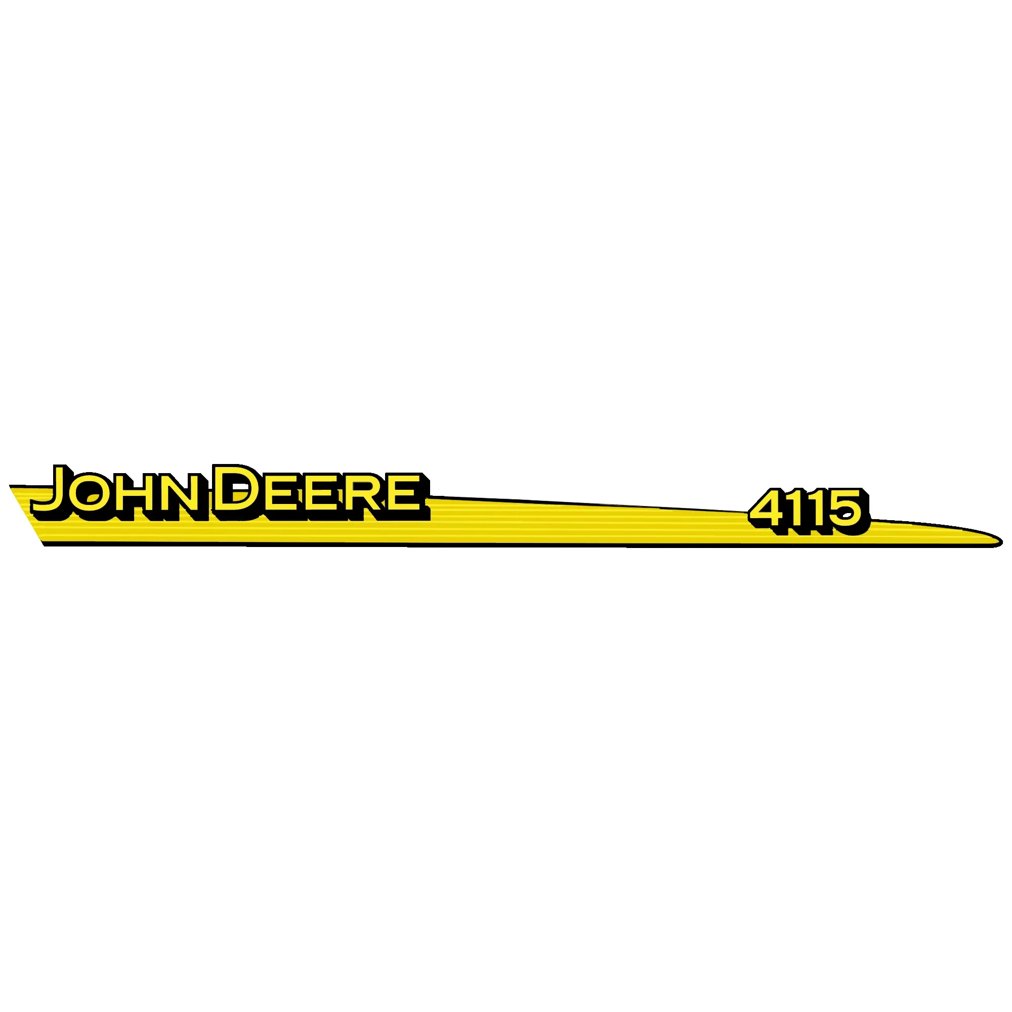 John Deere 4115 Model Label, Right Side - LVU12300
