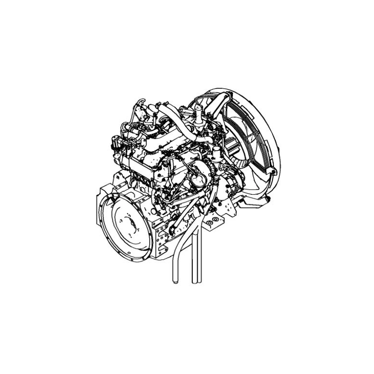 John Deere Diesel Engine, 3 Liter - 4JJ1XASA12A